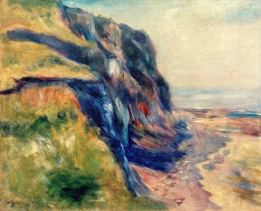 The Coast Near Dieppe - Pierre