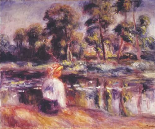 The Pond of Chaville - Pierre