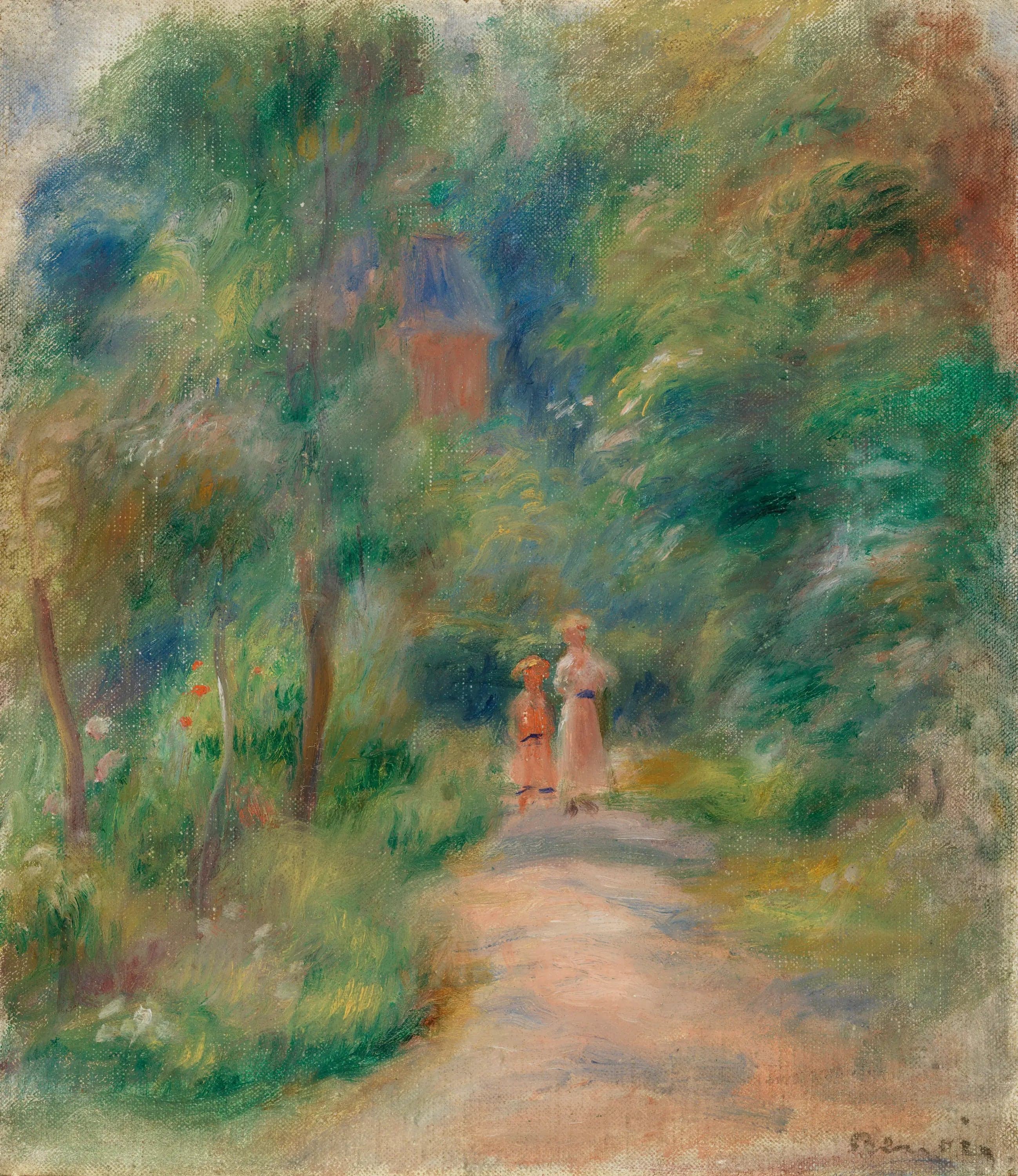 Two Figures in a Path - Pierre