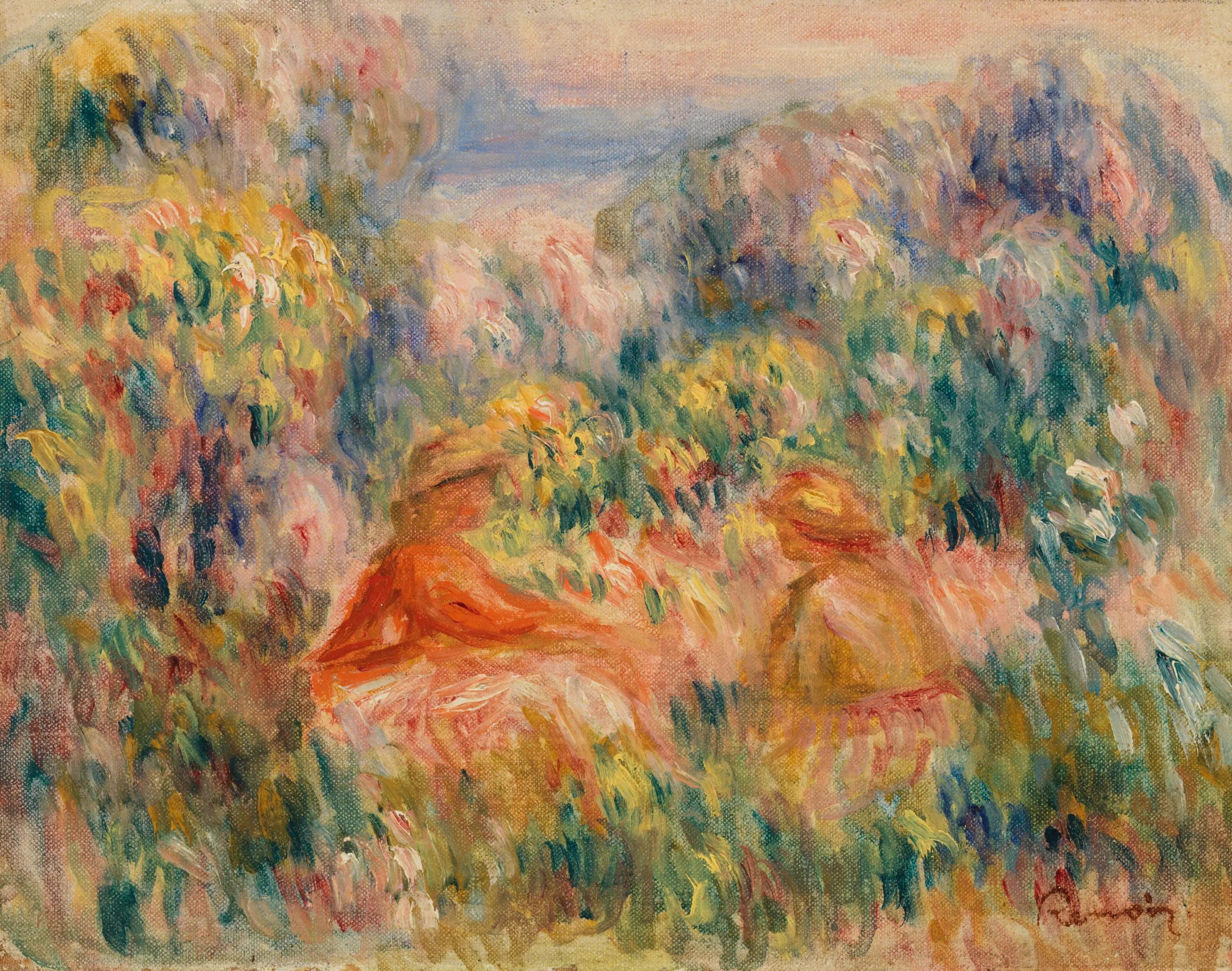 Two Women in a Landscape - Pierre