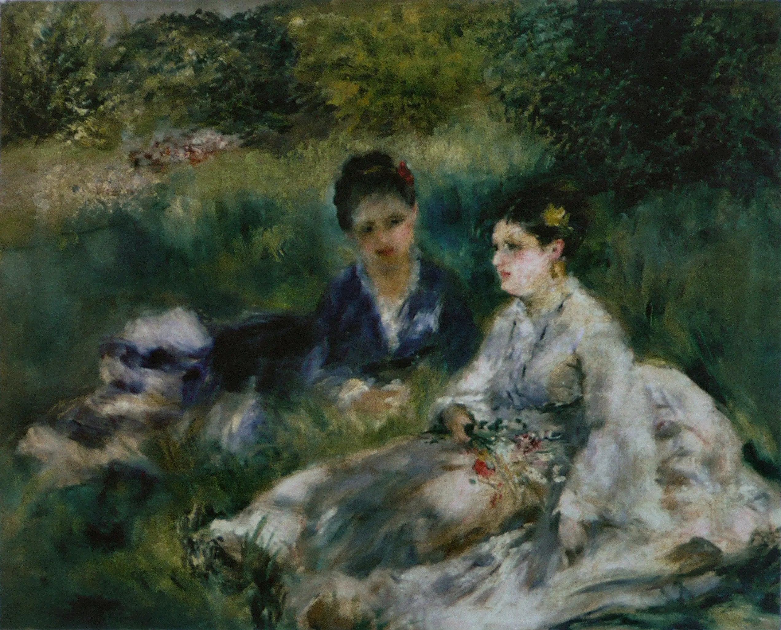 Two Women in the Grass - Pierre