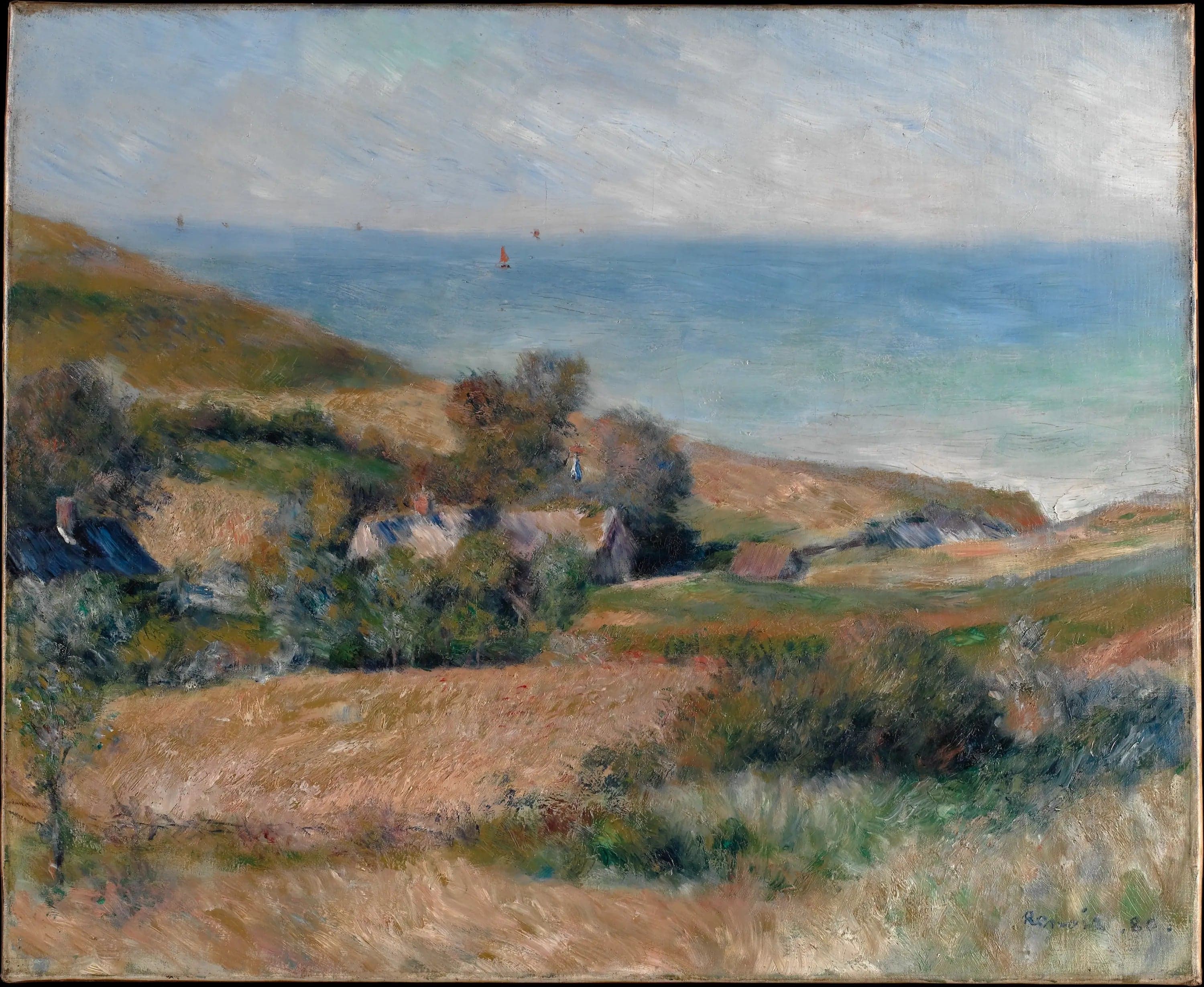 View of the Coast near Wargemont in Normandy - Pierre