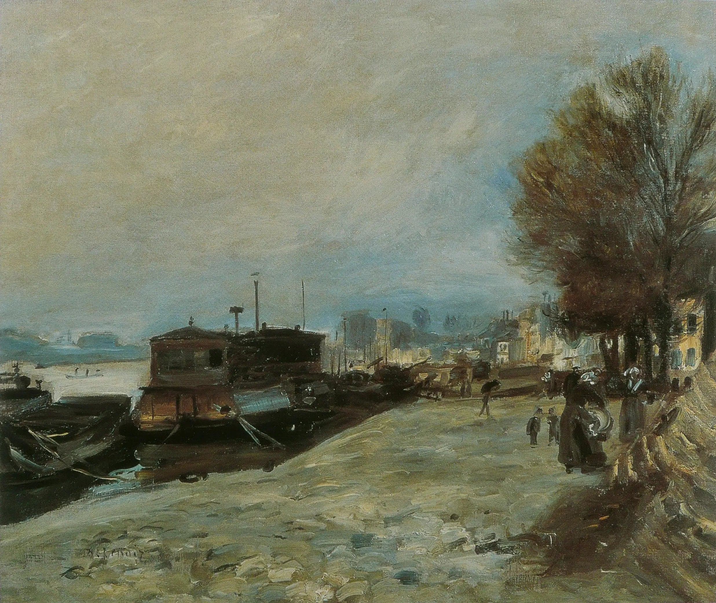 Washing Boat on the Seine - Pierre