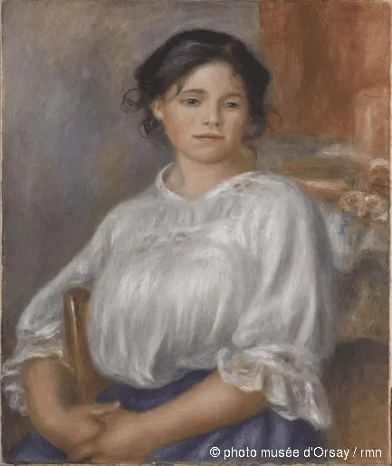 Young Girl Sitting - Pierre