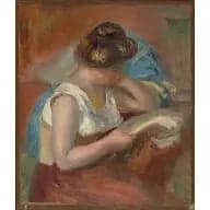 Young Woman Reading - Pierre