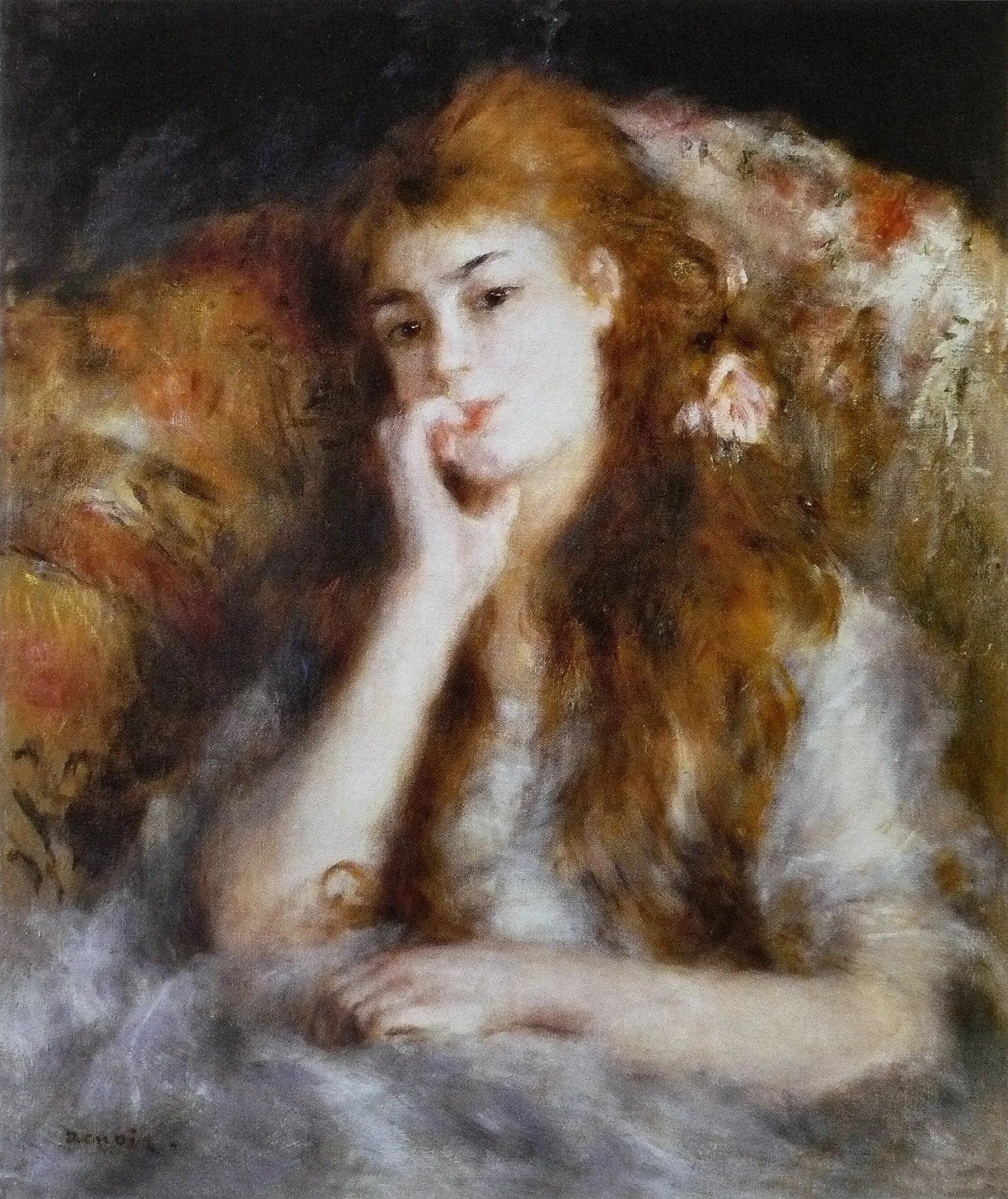 Young Woman Sitting - Pierre