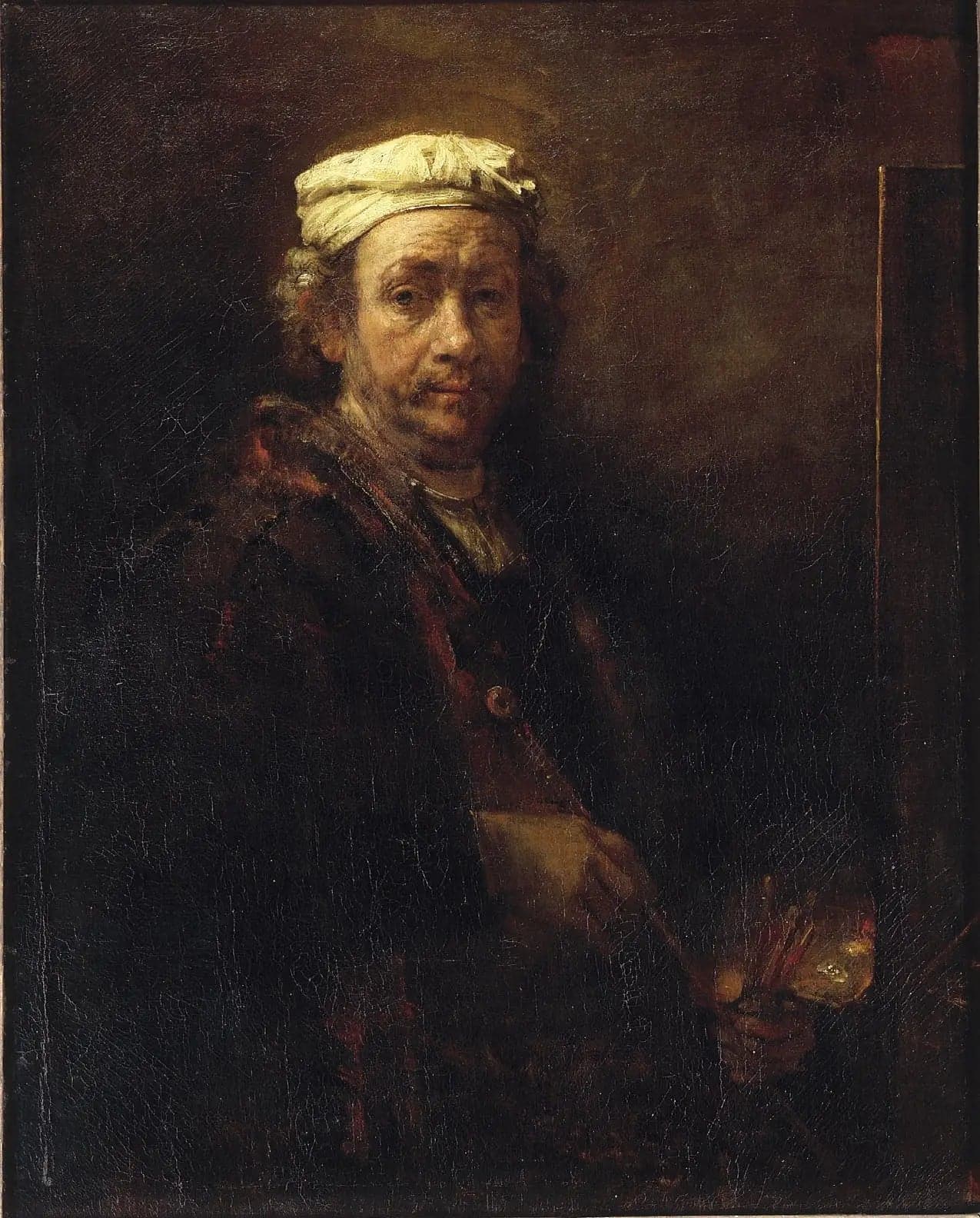 Self-Portrait at the Easel
