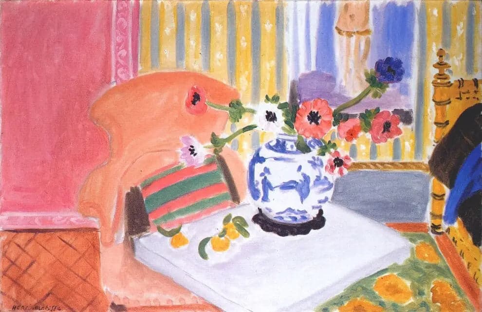 Anemones and Chinese Vase