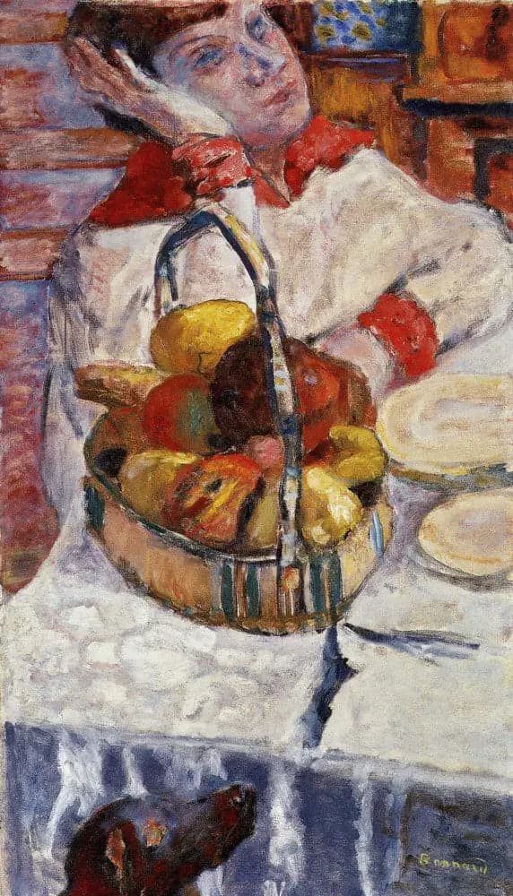 Woman with Fruit Basket