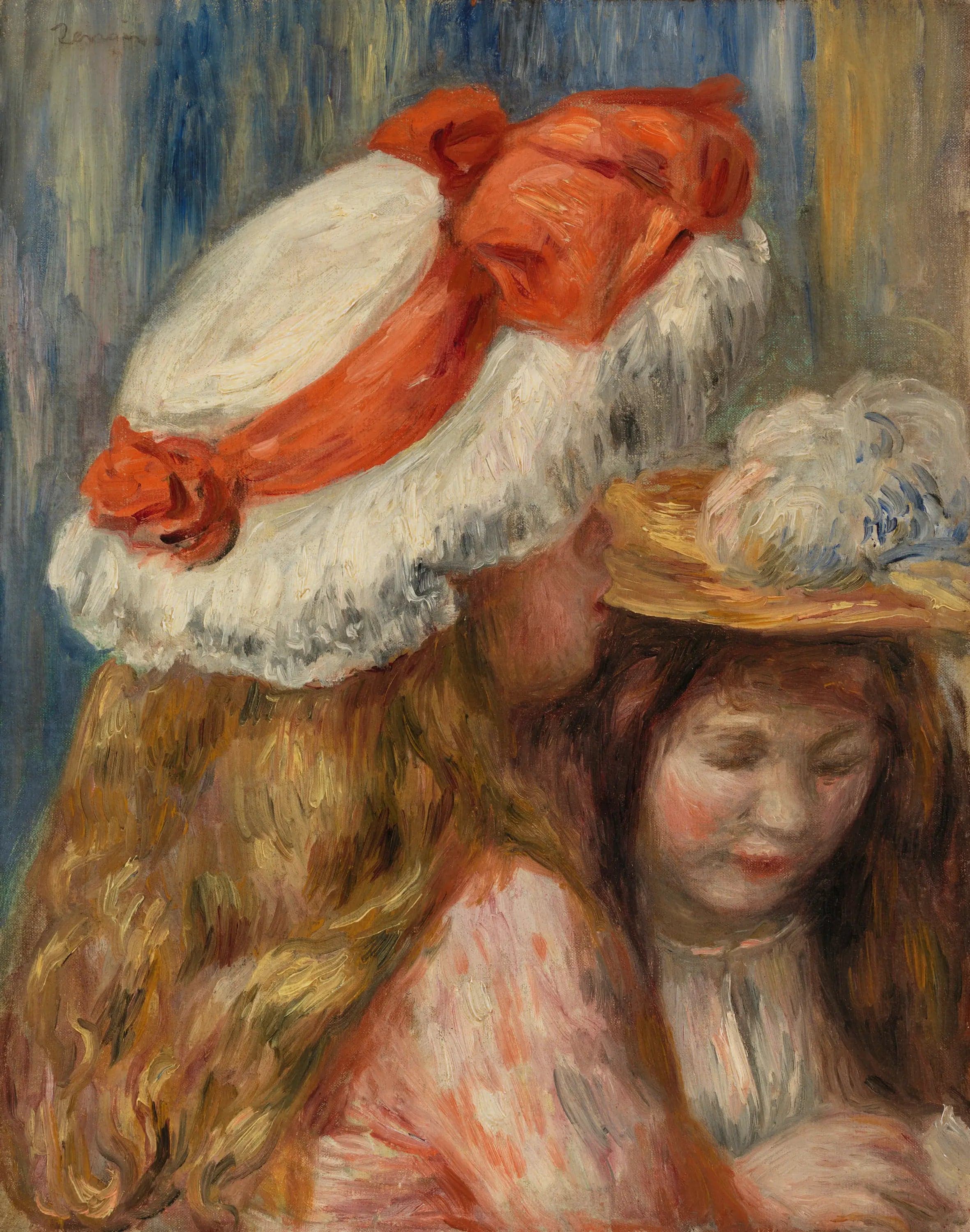 Girls with Hats - Pierre