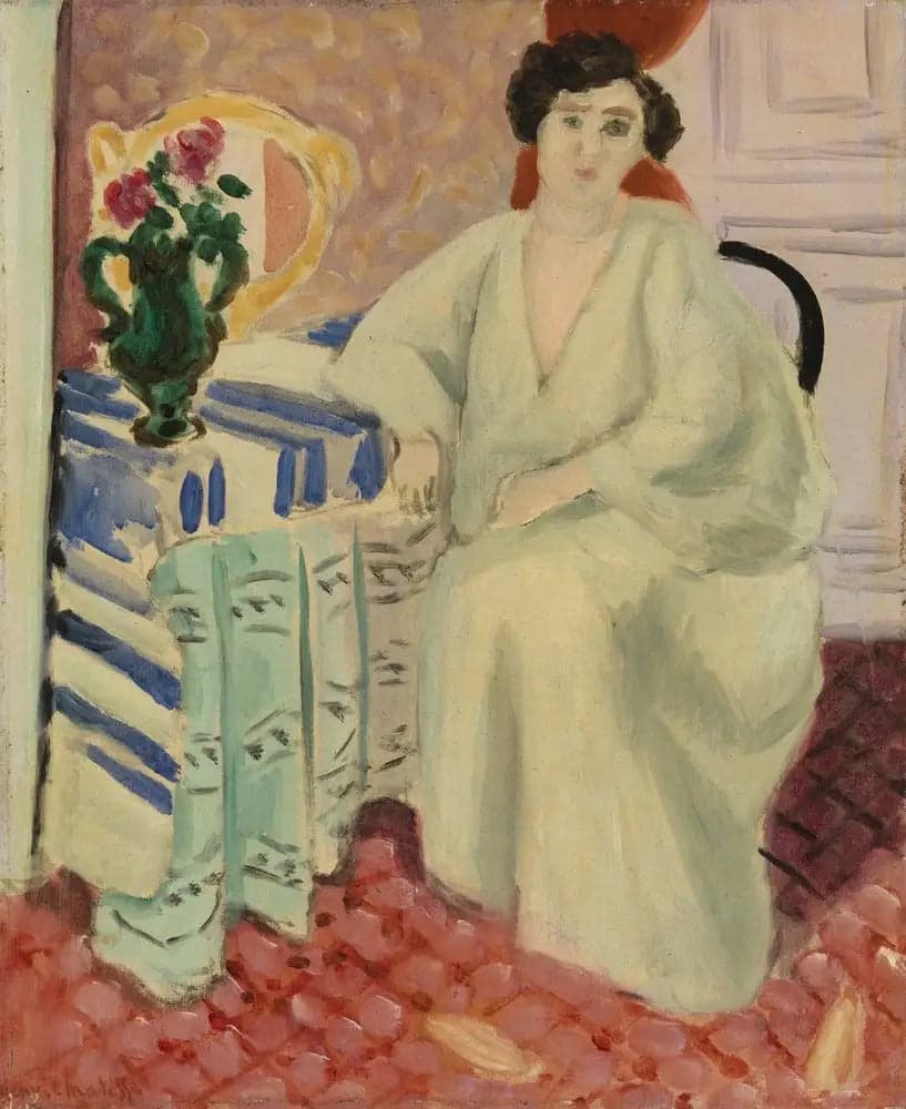 Interior with Sitting Figure