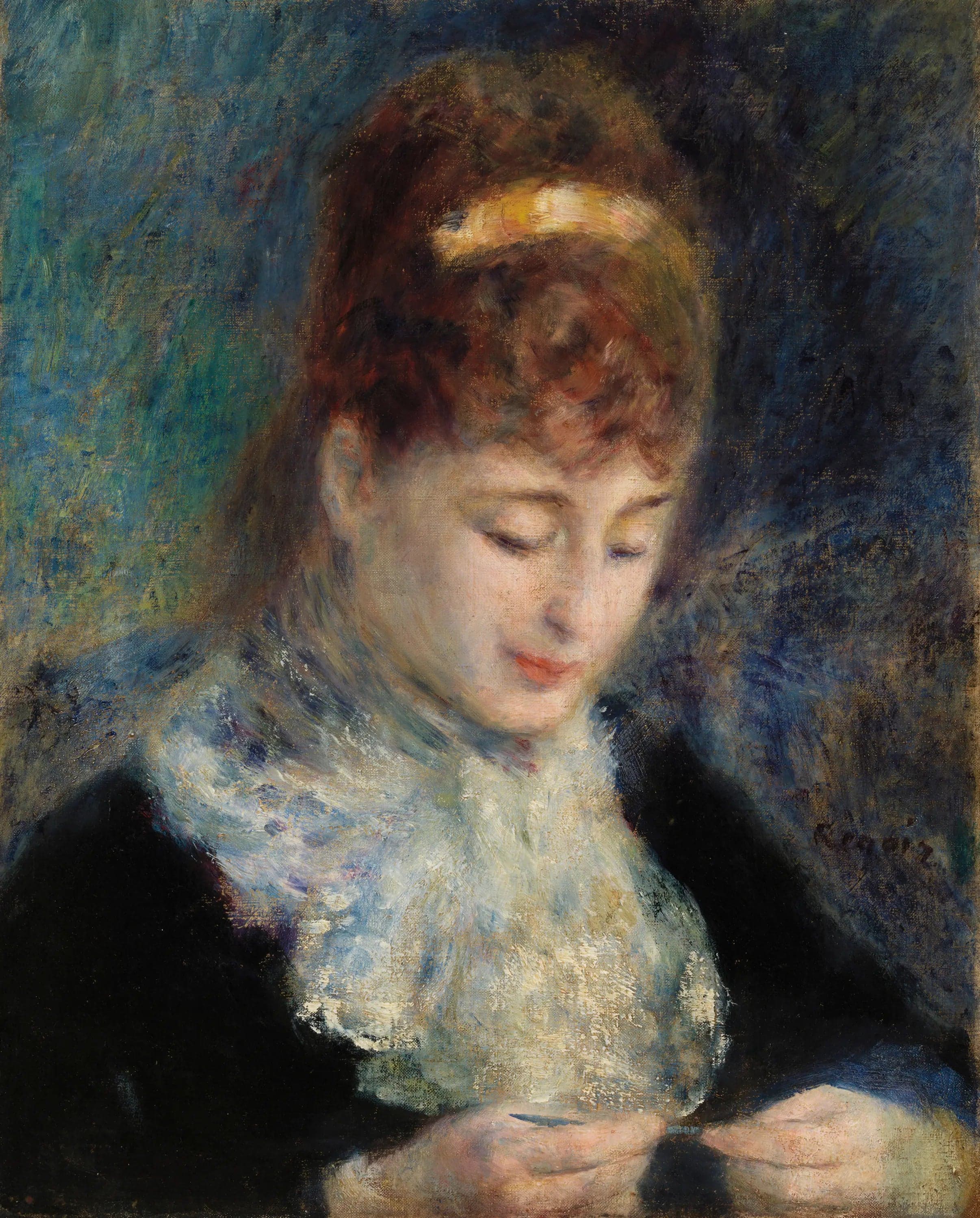 Woman Crocheting - Pierre