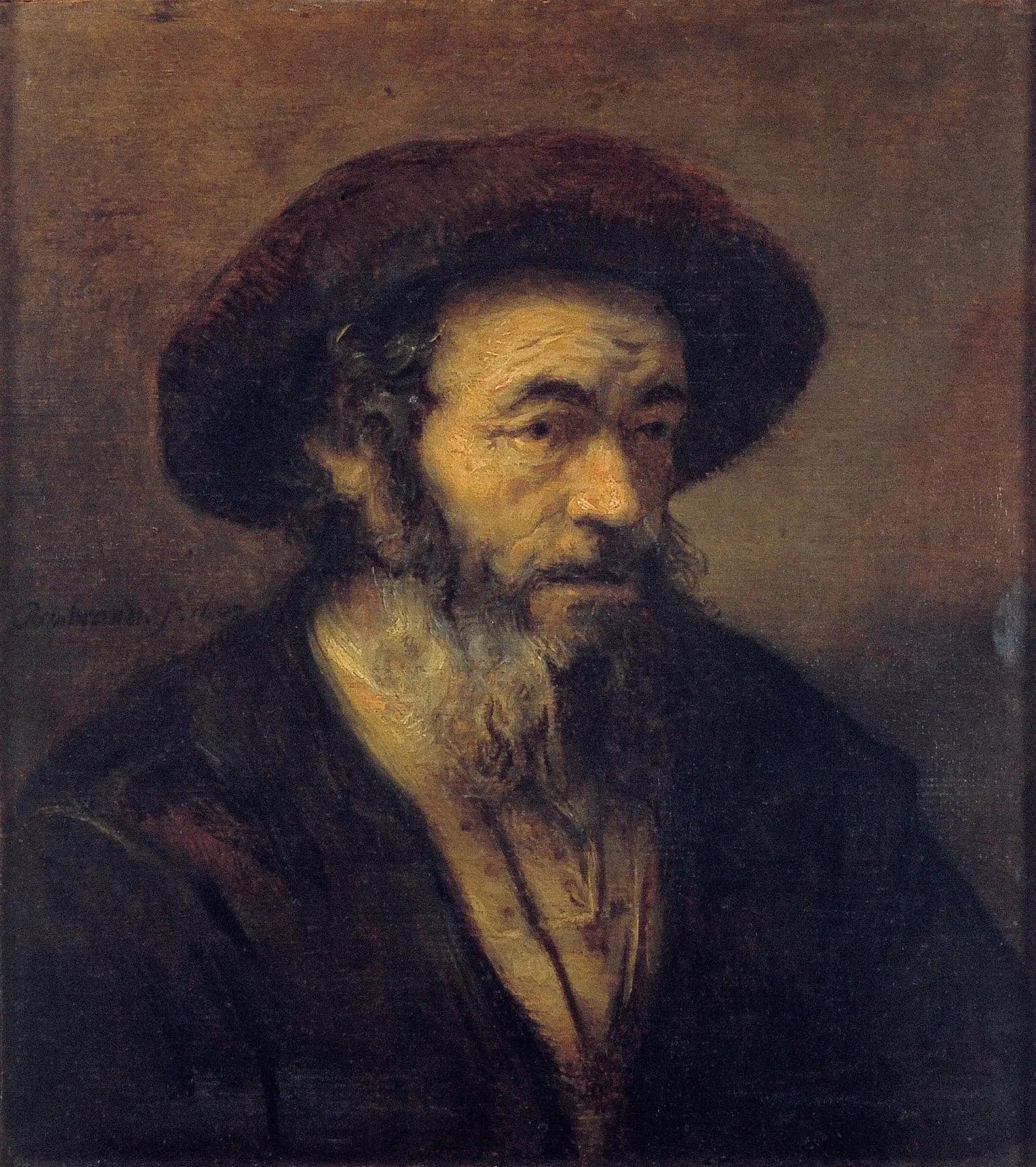 Old Man with a Beard Looking to the Right