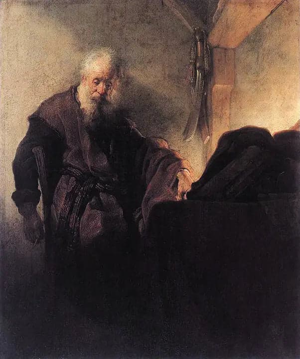 The Apostle Paul at His Work Table