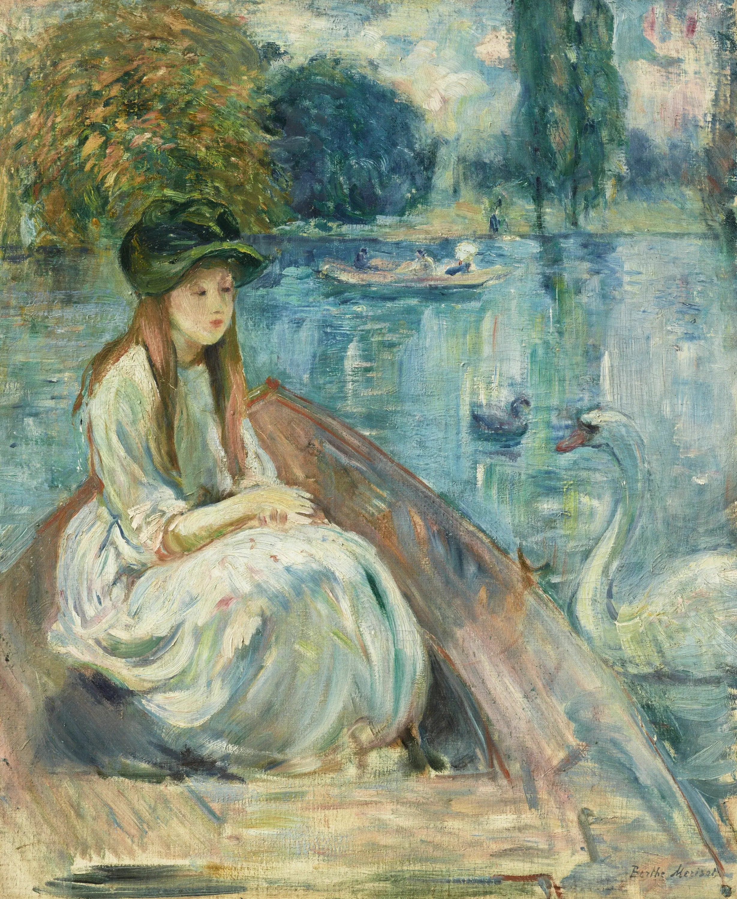 Jeanne Fourmanoir on the Lake