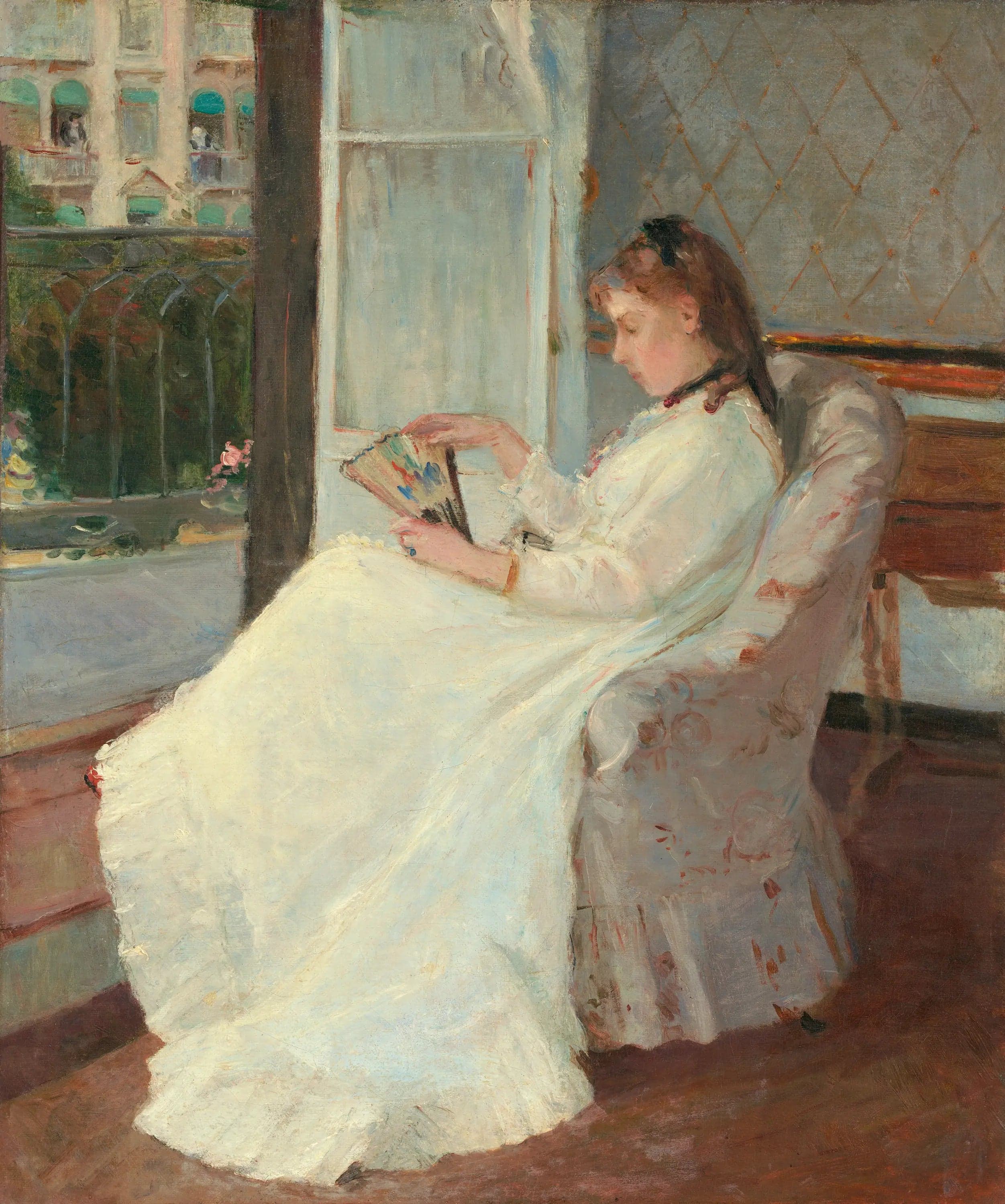 Portrait of Madame Pontillon also known as Young Woman at Her Window