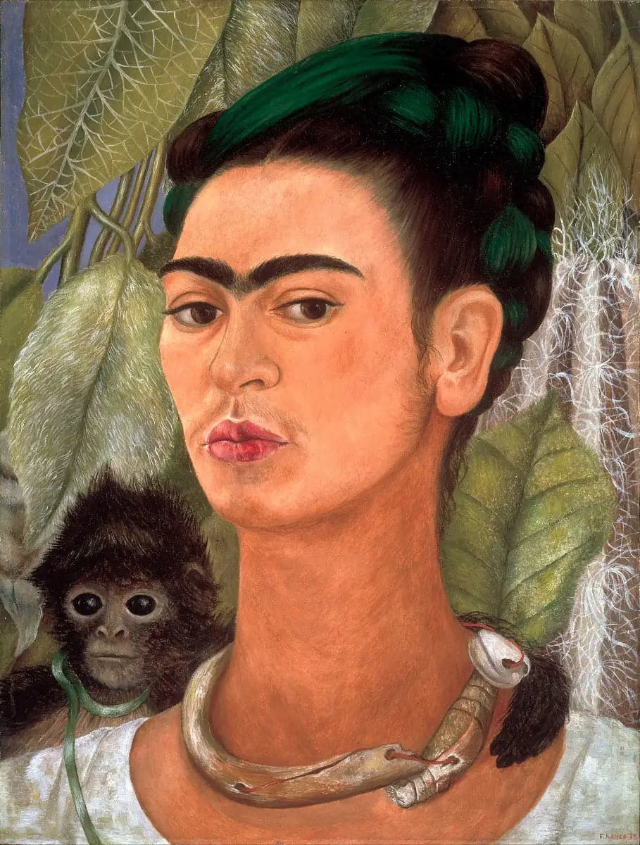 Self-Portrait with a Monkey