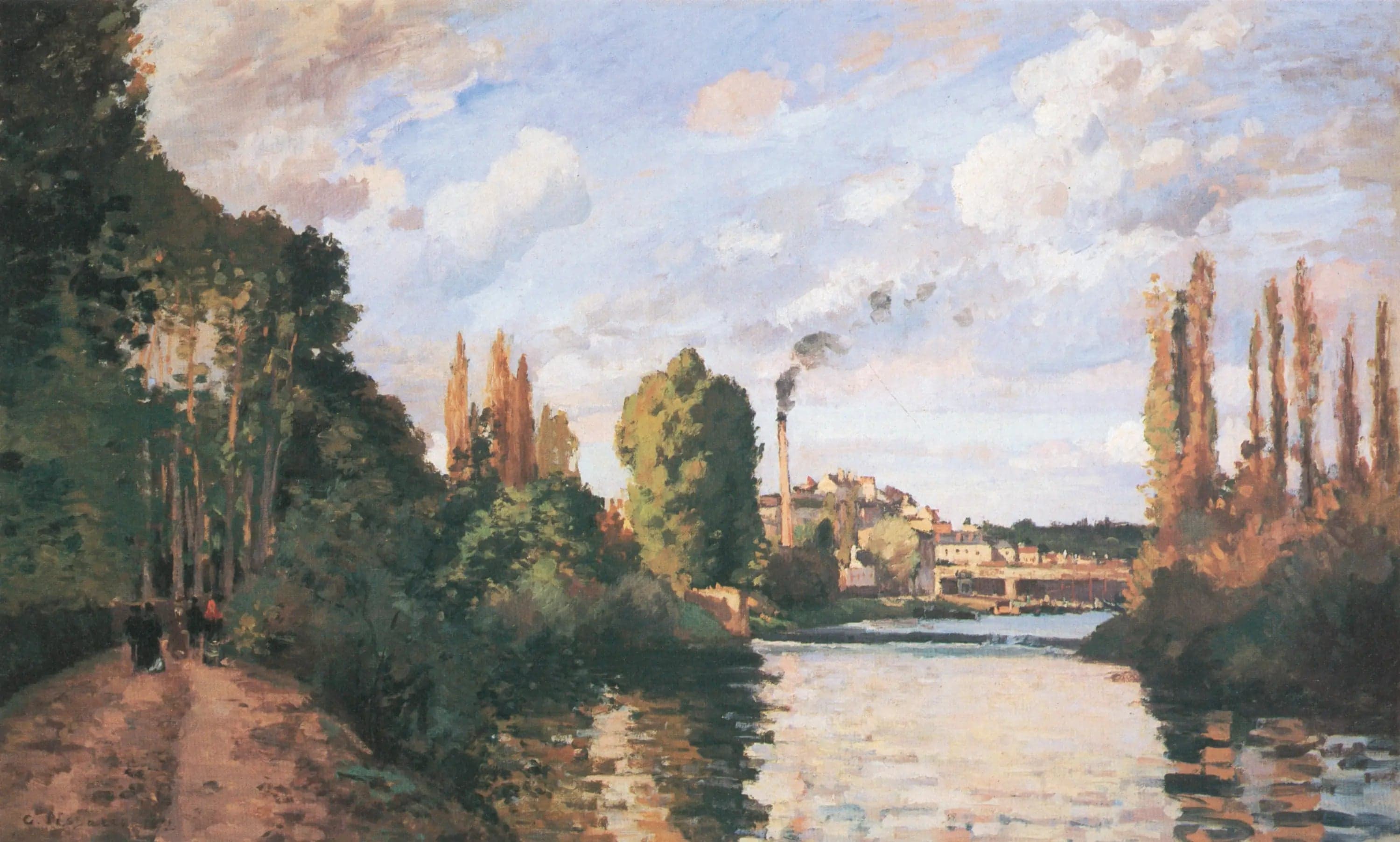 Banks of the Water at Pontoise
