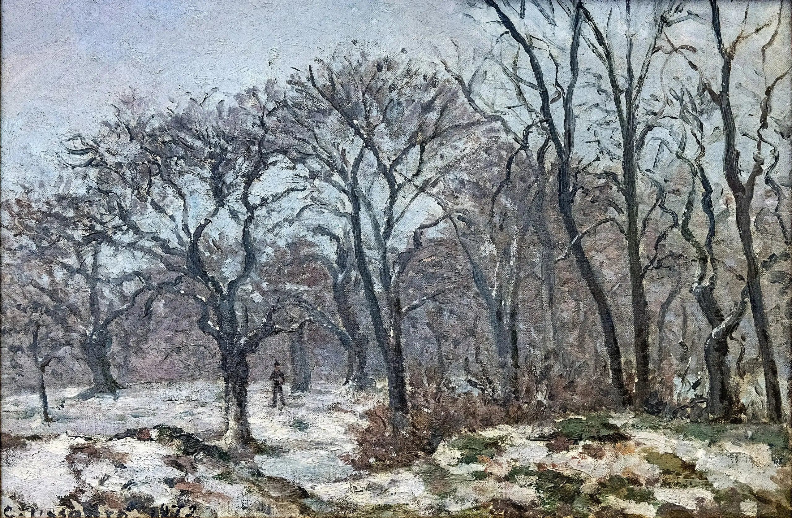 Chestnut Trees in Winter, Louveciennes