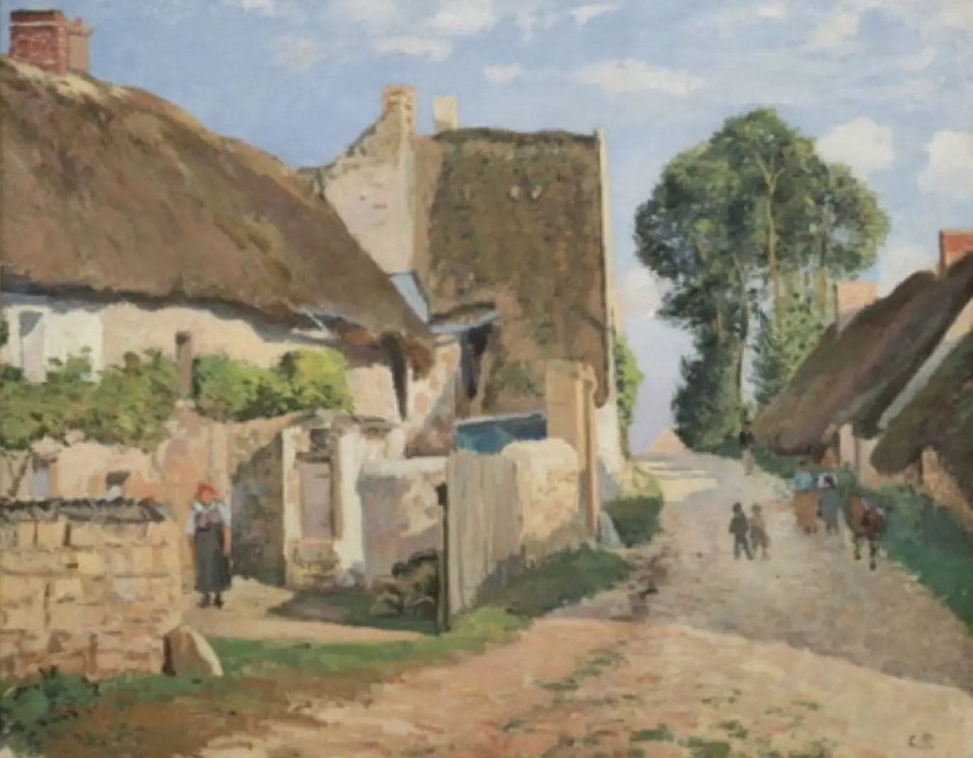 Cottages in Auvers-sur-Oise