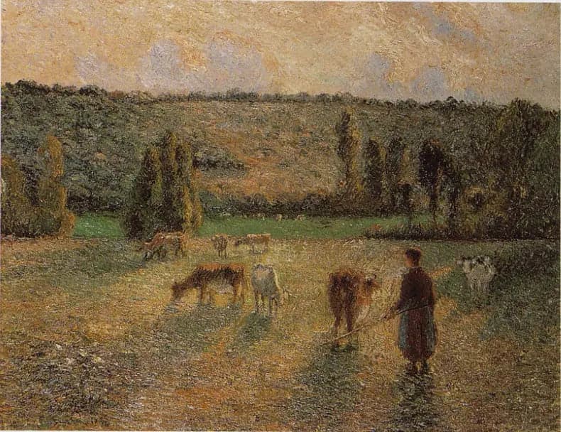 Cowherd at Éragny