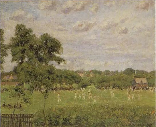 Cricket at Bedford Park, London
