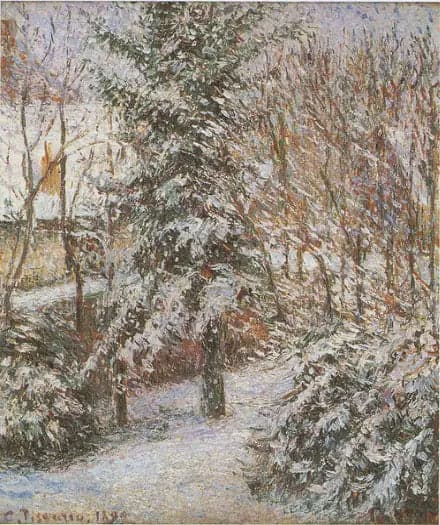 Garden Corner, Snow, Eragny