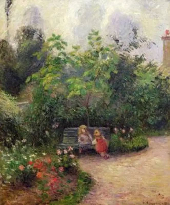 Garden Corner at the Hermitage. Pontoise