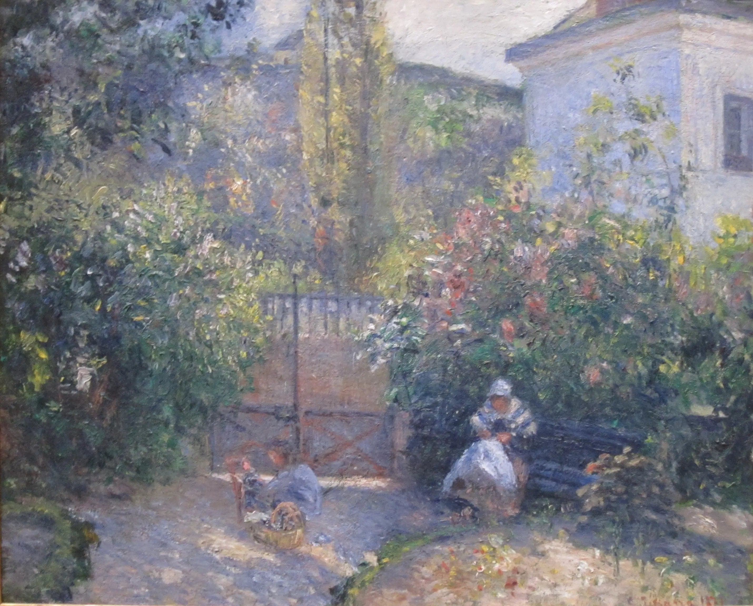 Garden of the Hermitage, the "Red House," Pontoise