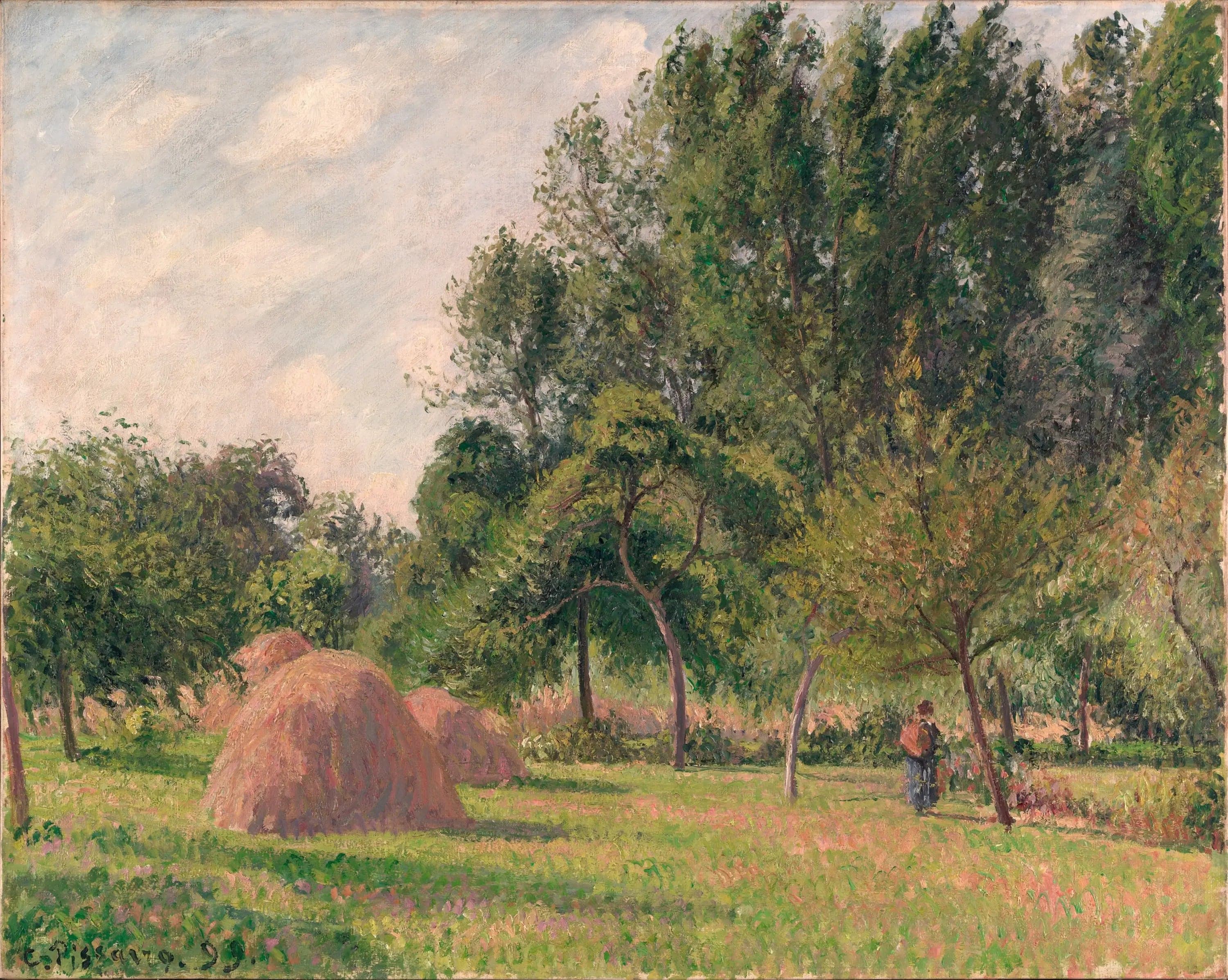 Haystacks, Morning, Éragny