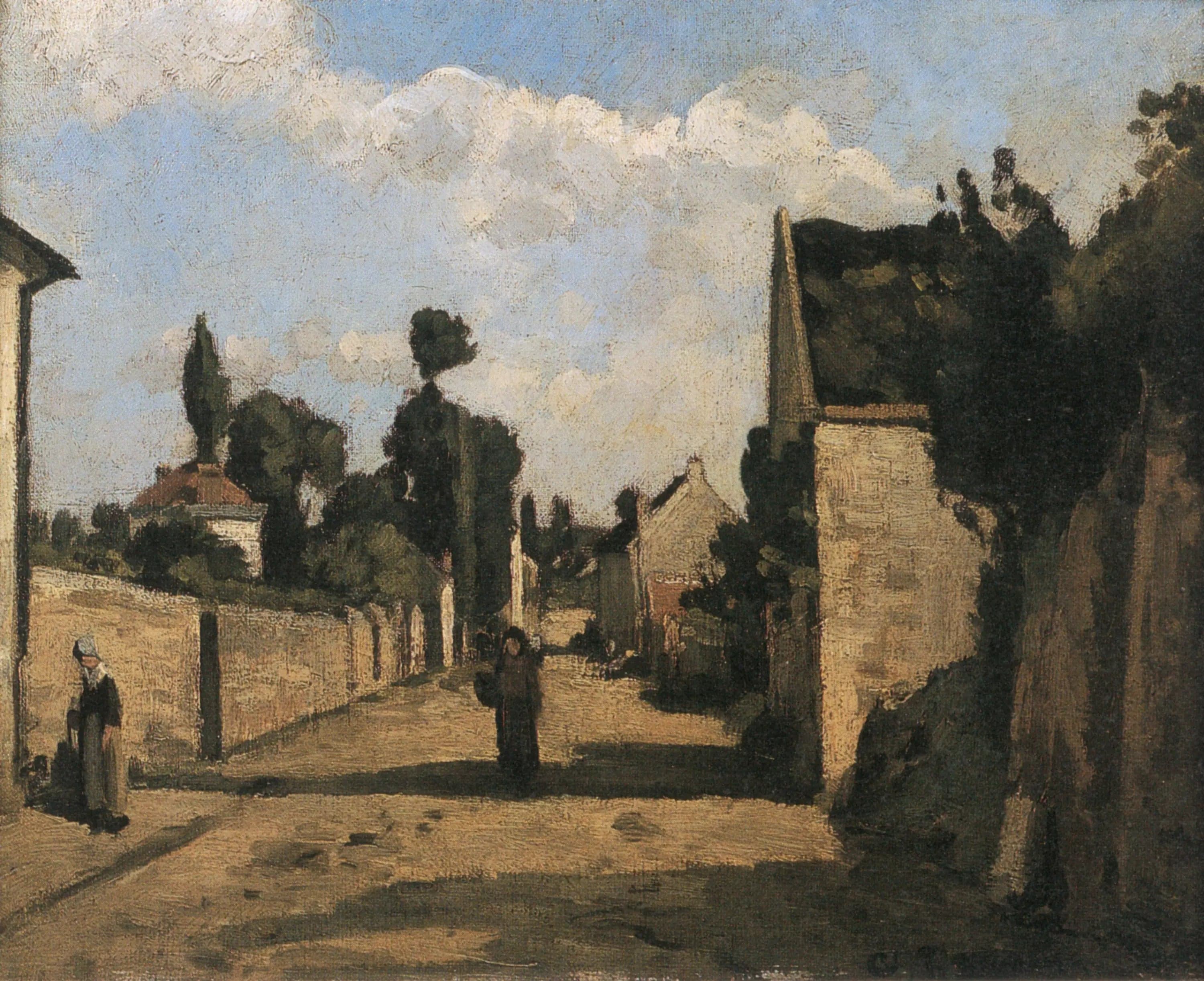 Hermitage Street in Pontoise