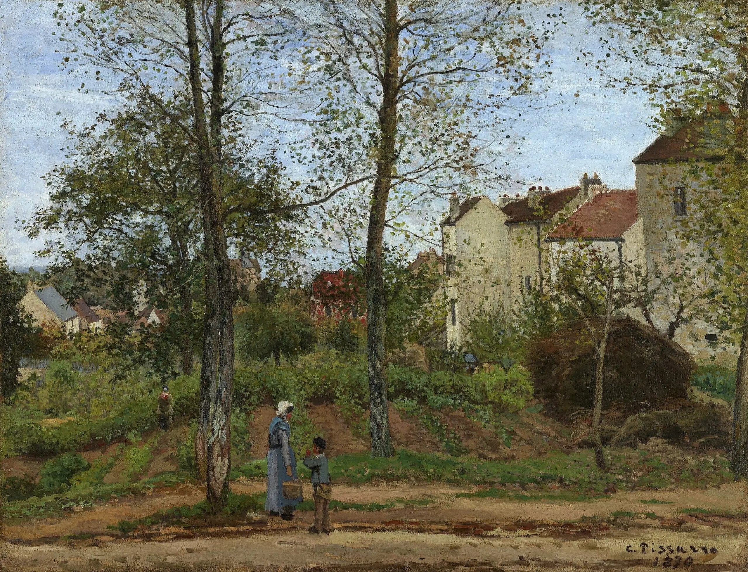 Landscape at Louveciennes, Autumn