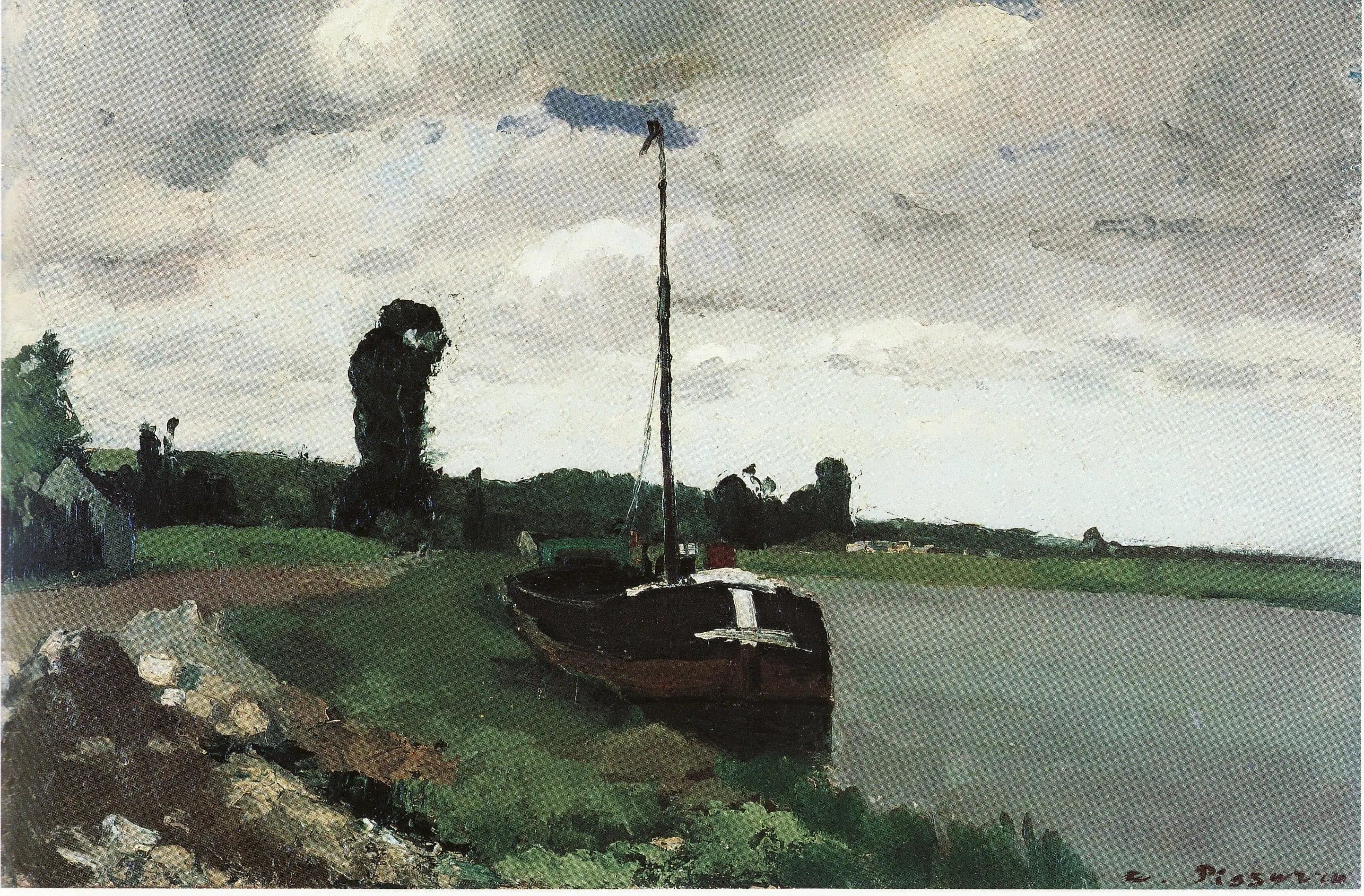 On the banks of the river, Pontoise
