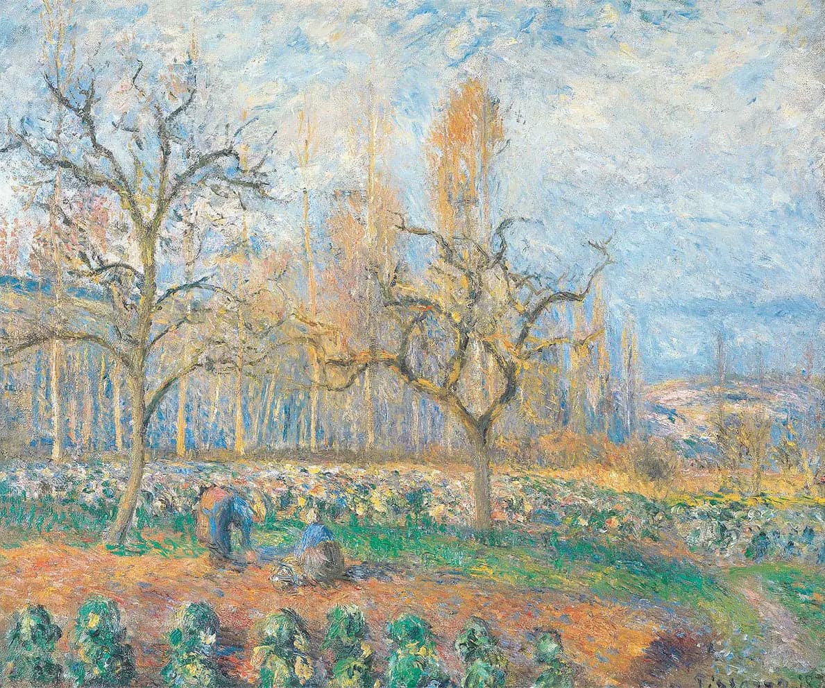 Orchard at Pontoise, Sunset