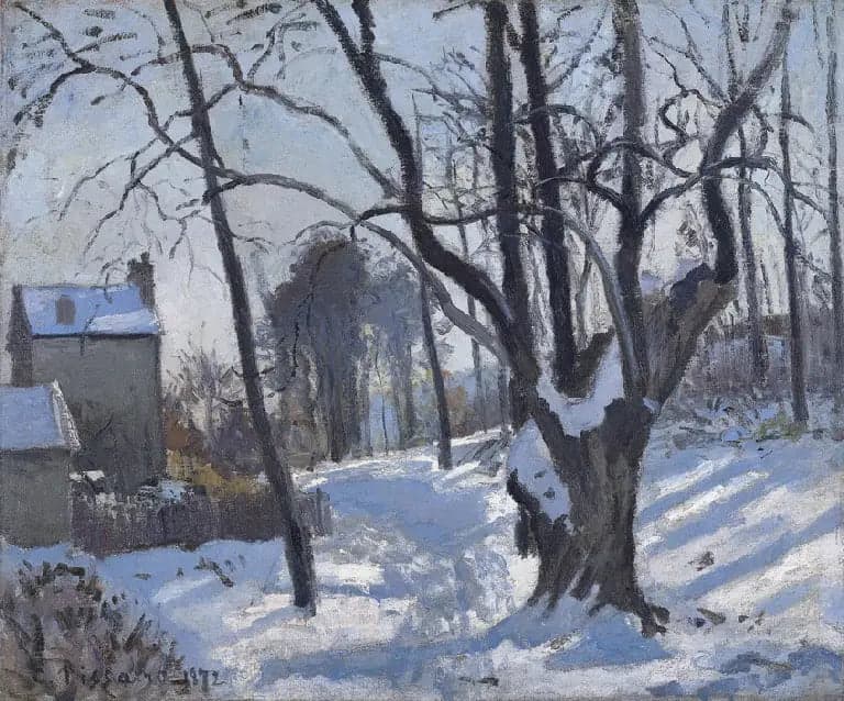 Path of the Hollows, Louveciennes, Snow
