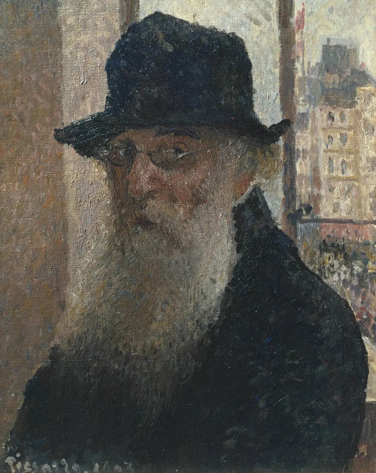 Self-Portrait with Hat
