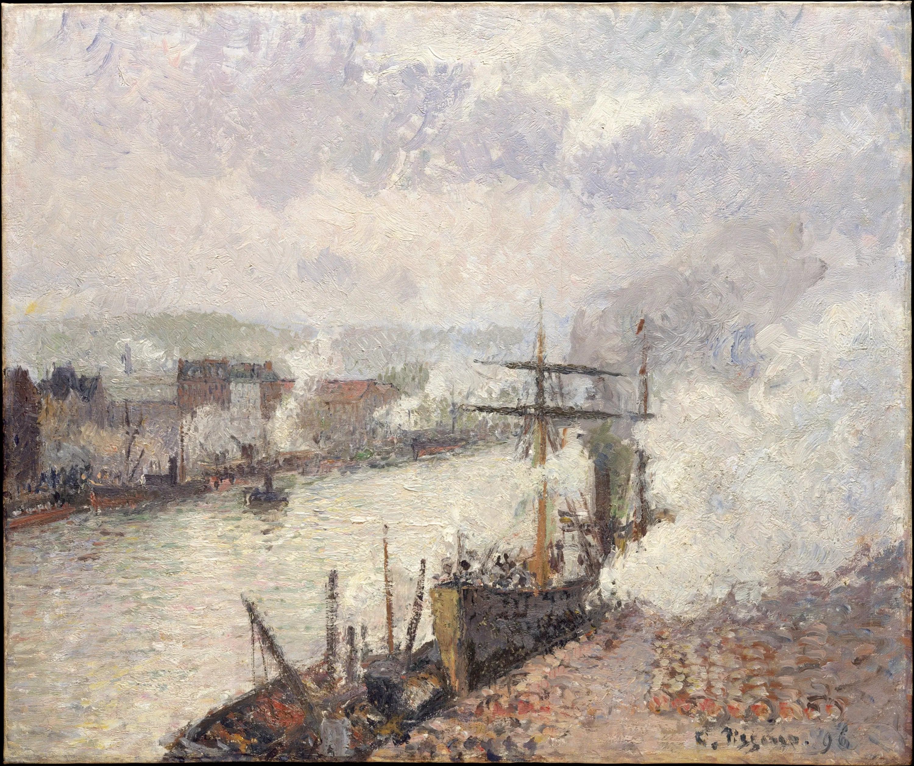 Steam Boats in the Port of Rouen