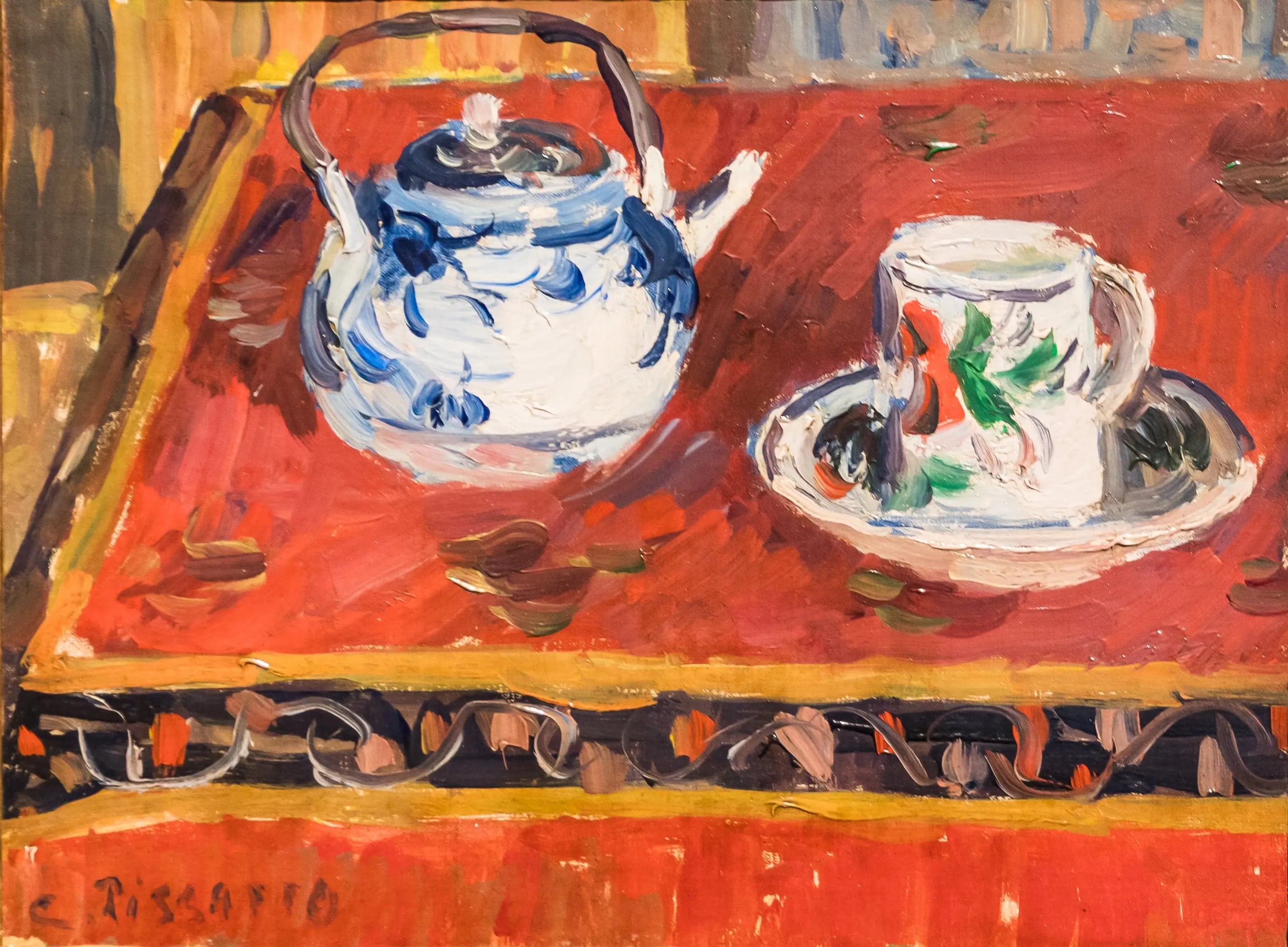 Still Life, Cup and Teapot