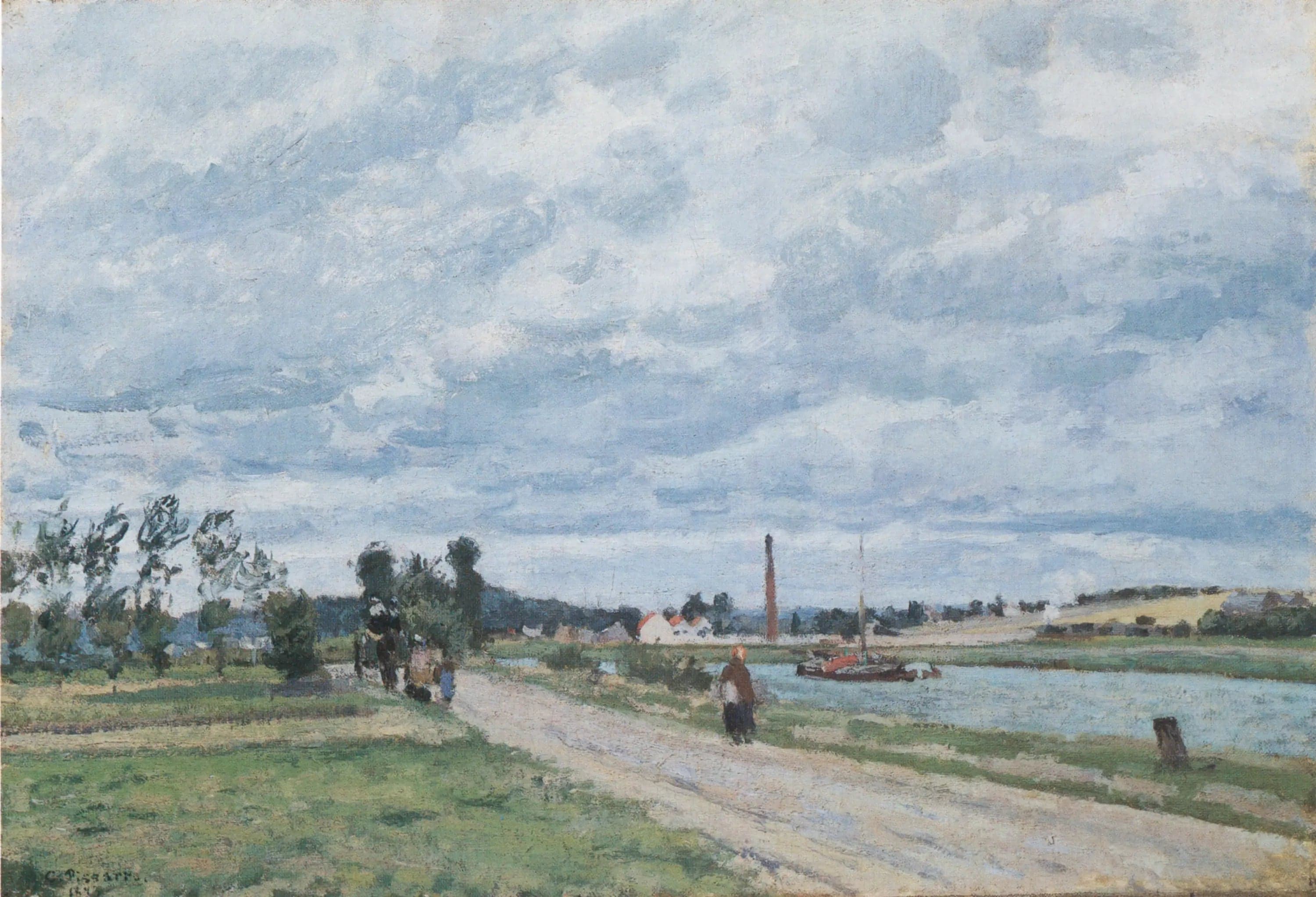 The Banks of the Oise near Pontoise