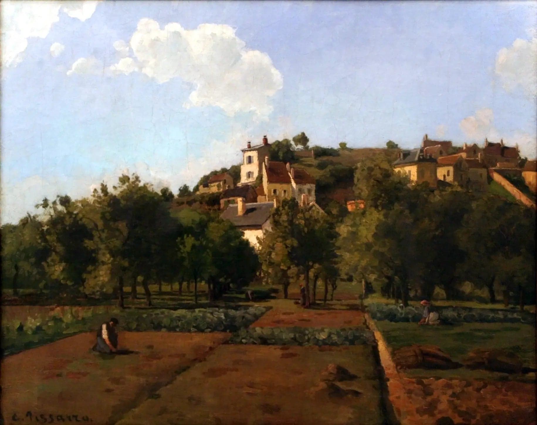 The Garden of Maubuisson, Pontoise