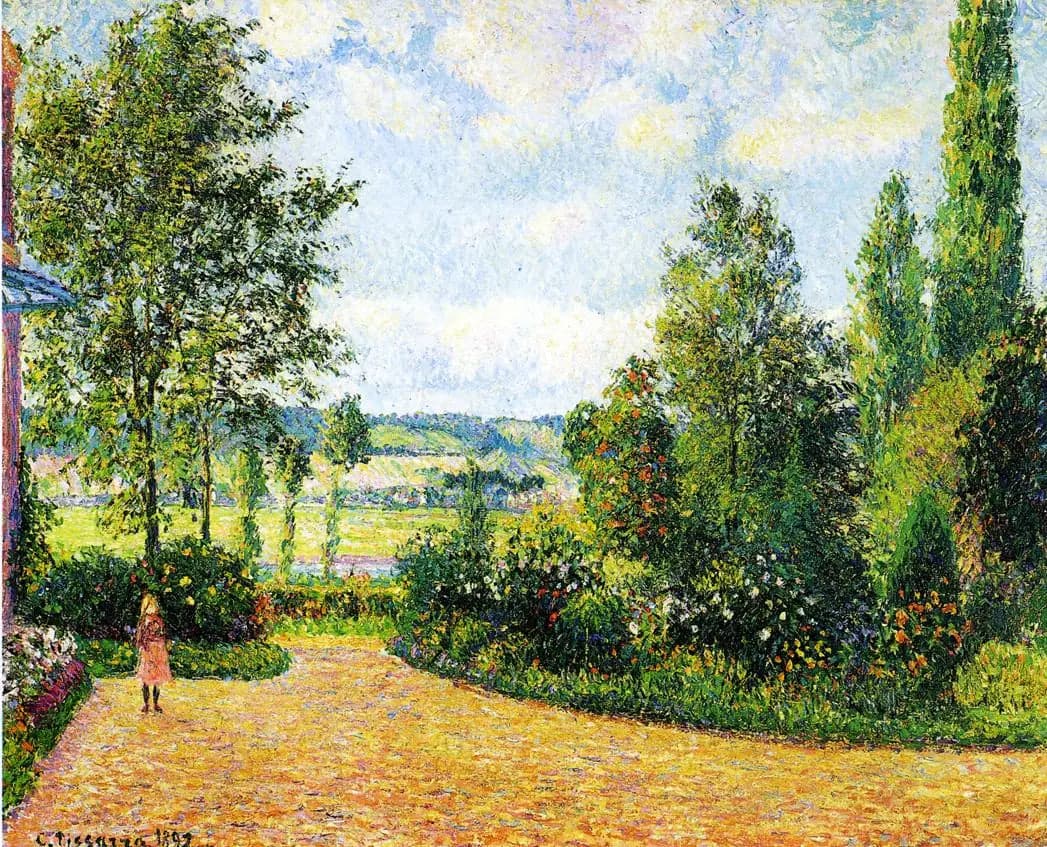 The Garden of Octave Mirbeau, the Terrace, Les Damps