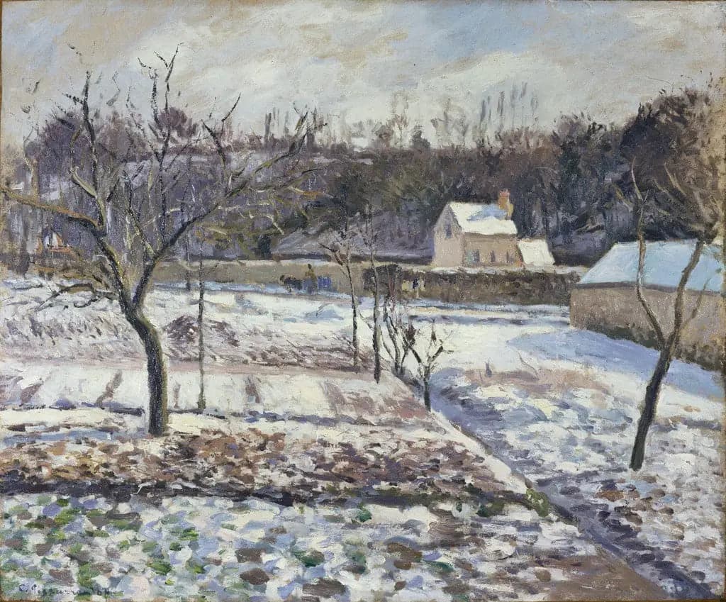 The Hermitage, Pontoise, snow effect