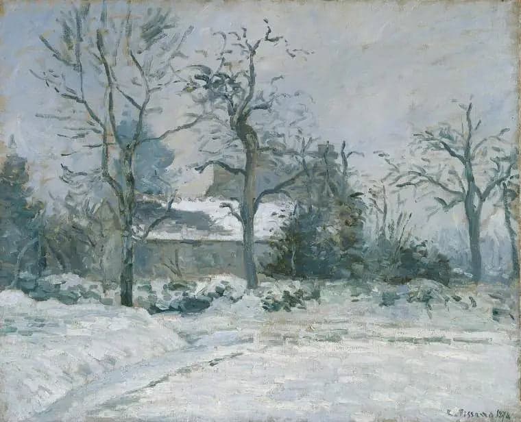 The House of Piette, Montfoucault, snow effect