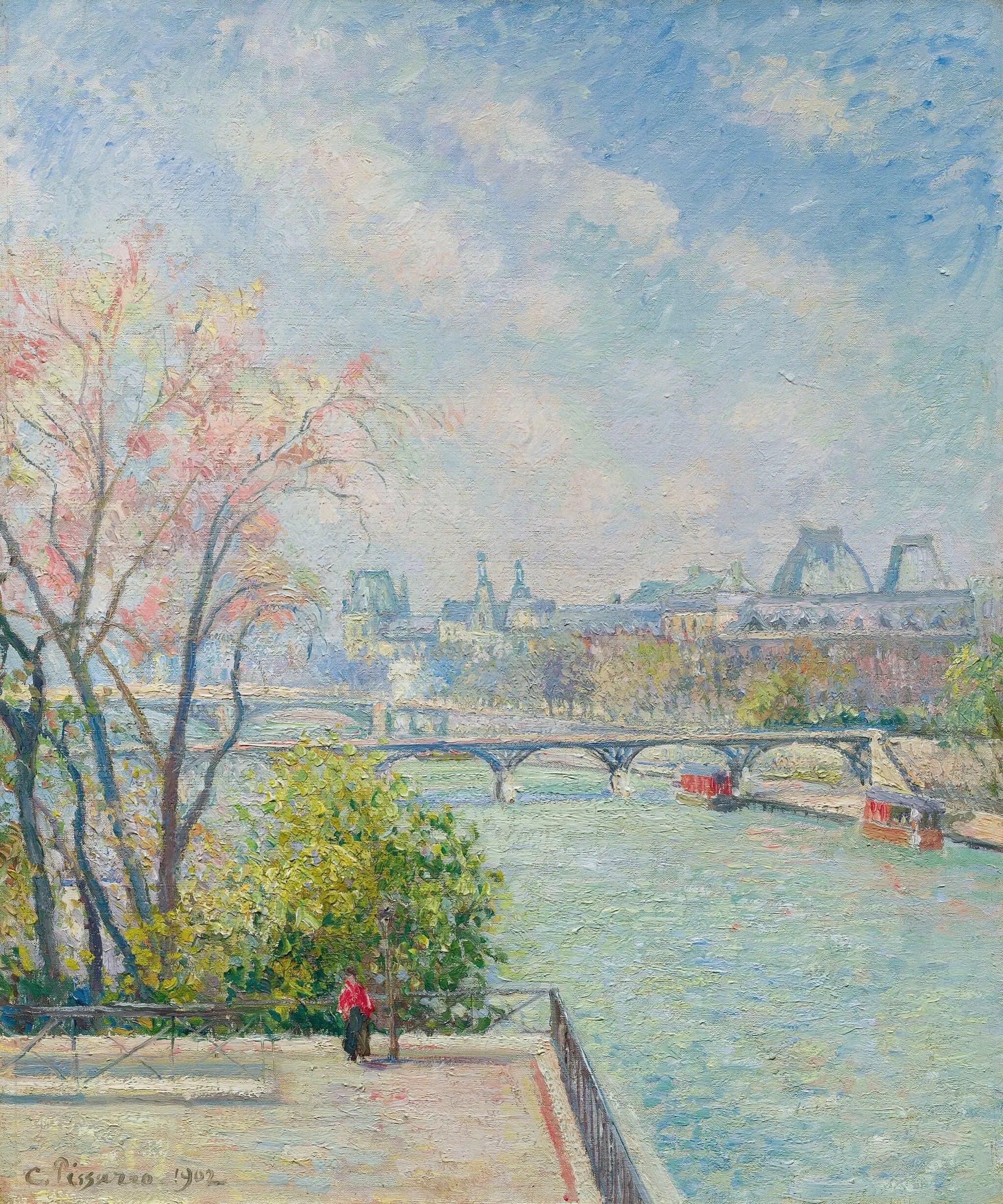 The Louvre, Morning, Spring