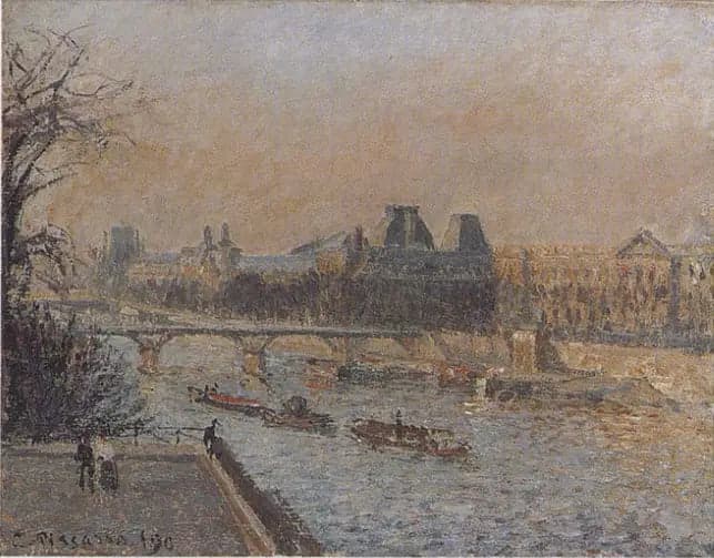 The Louvre, setting sun, 3rd series
