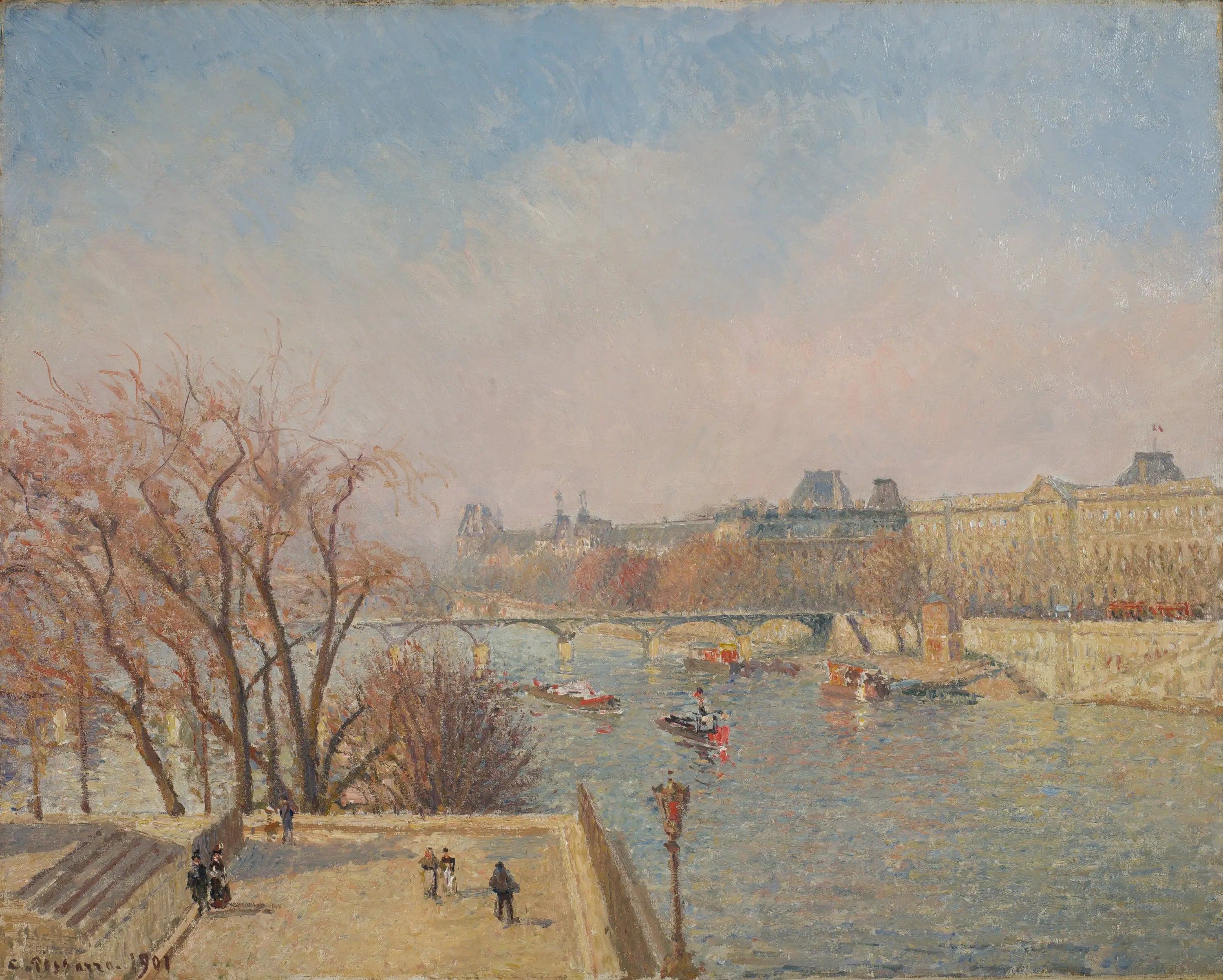 The Louvre: Morning, Sun