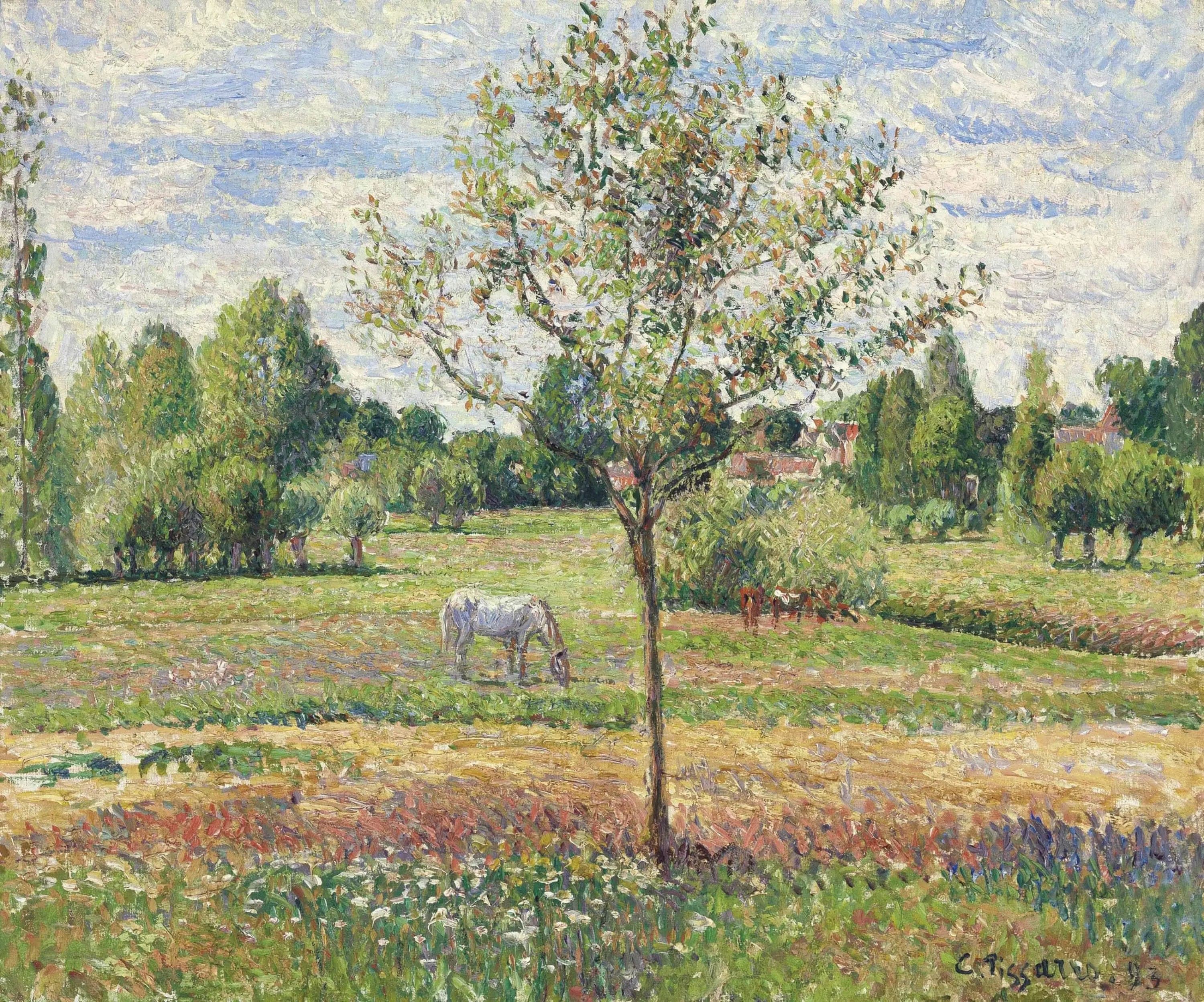 The Meadow at Gray Horse, Éragny