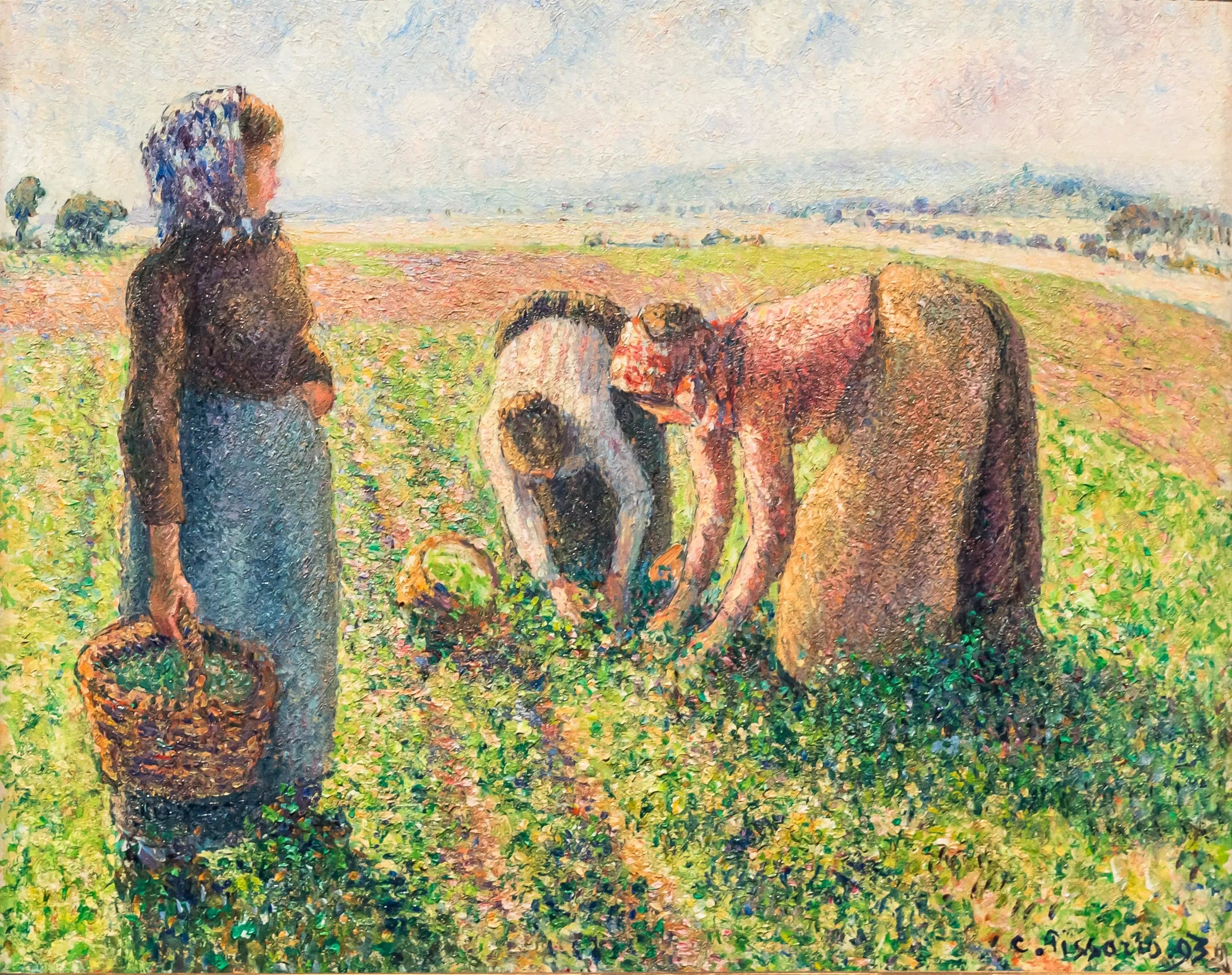 The Pea Harvest, Éragny