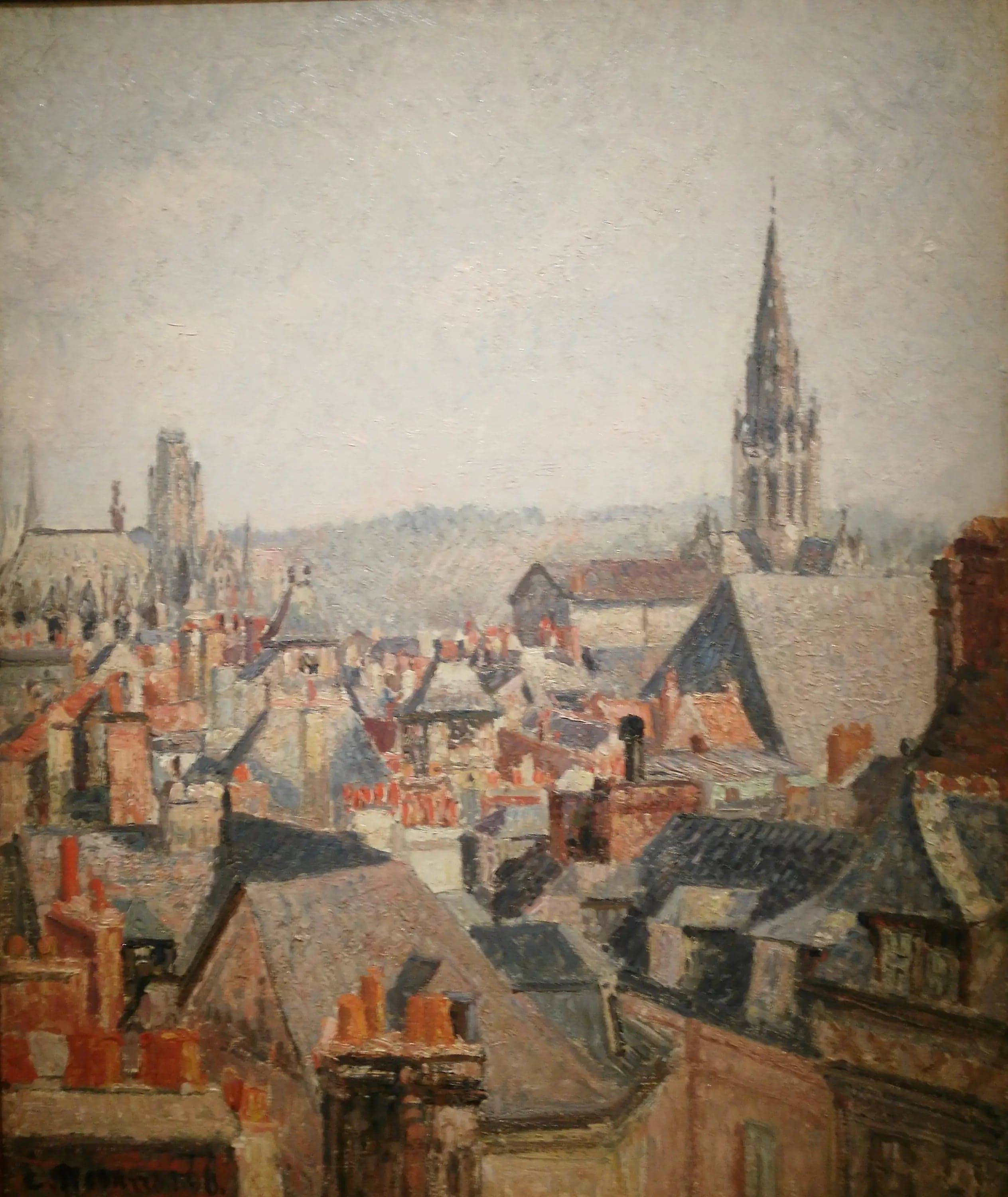 The Rooftops of Old Rouen, Sun