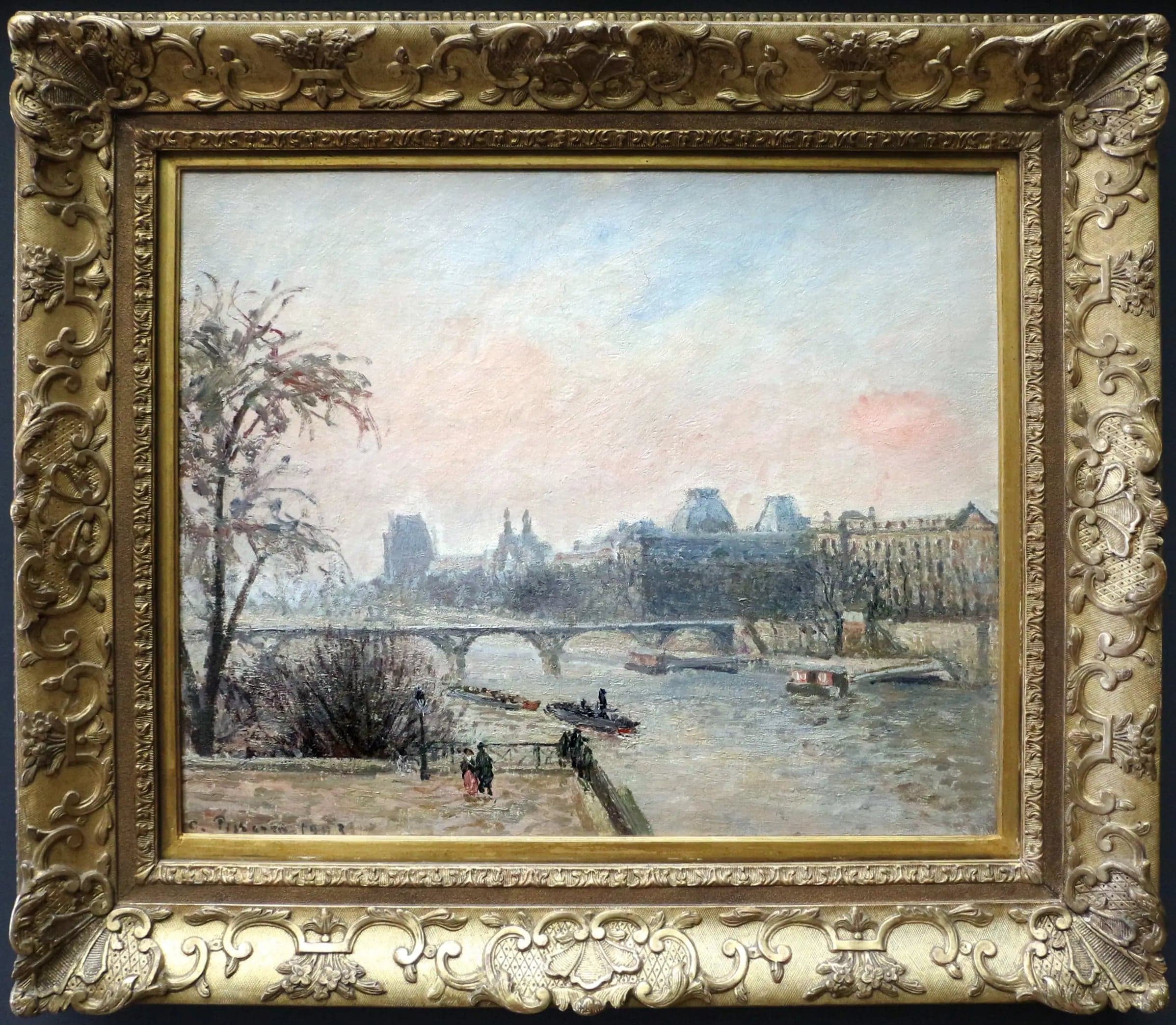The Seine and the Louvre